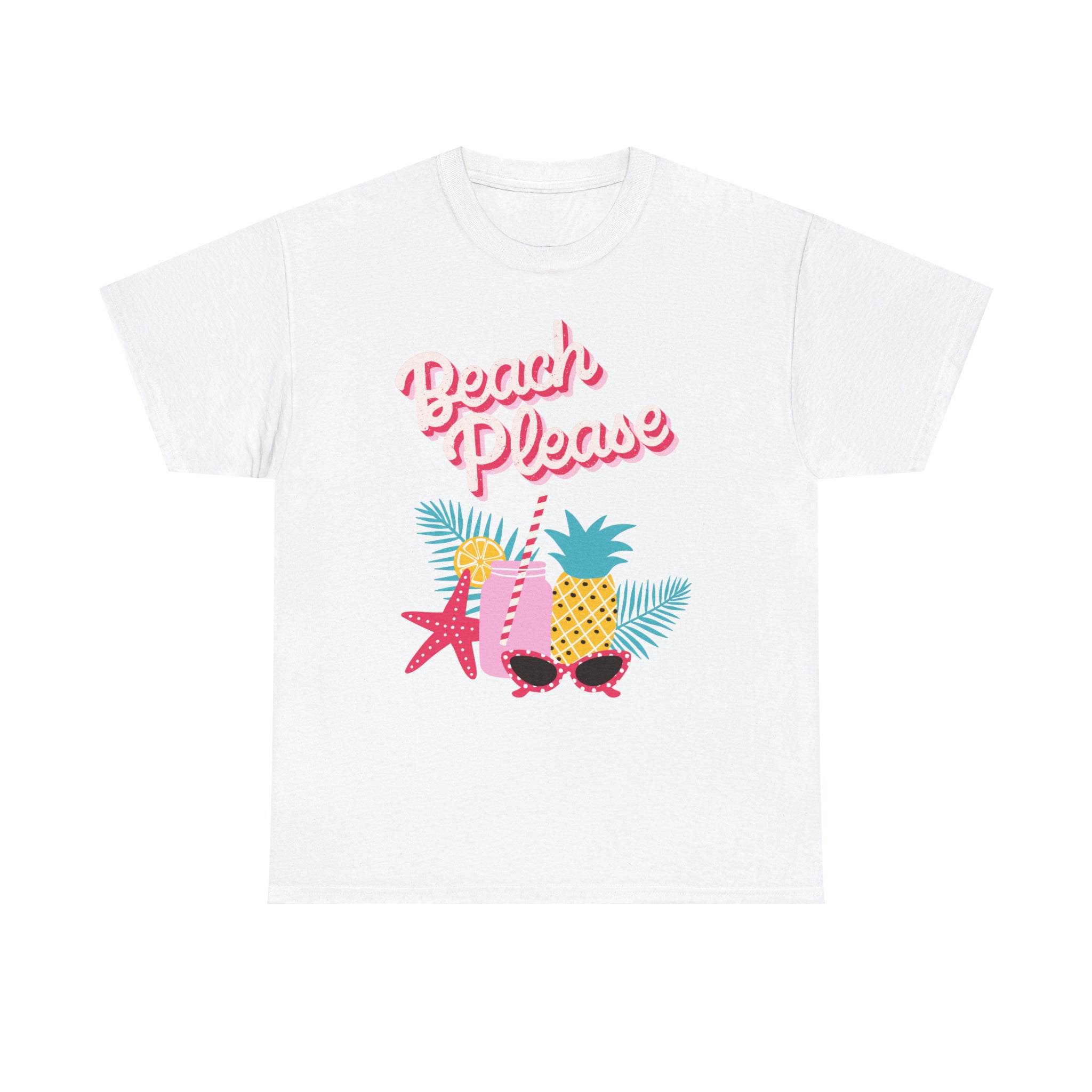 Beach Please Unisex Heavy Cotton Tee