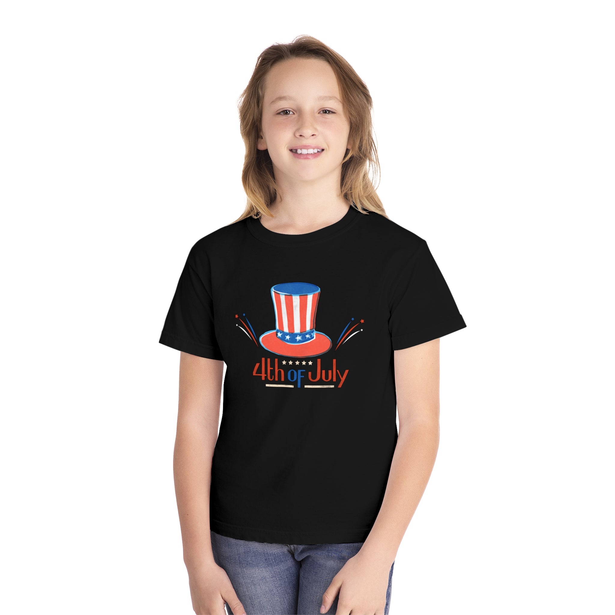 4th Of July Youth Midweight Tee