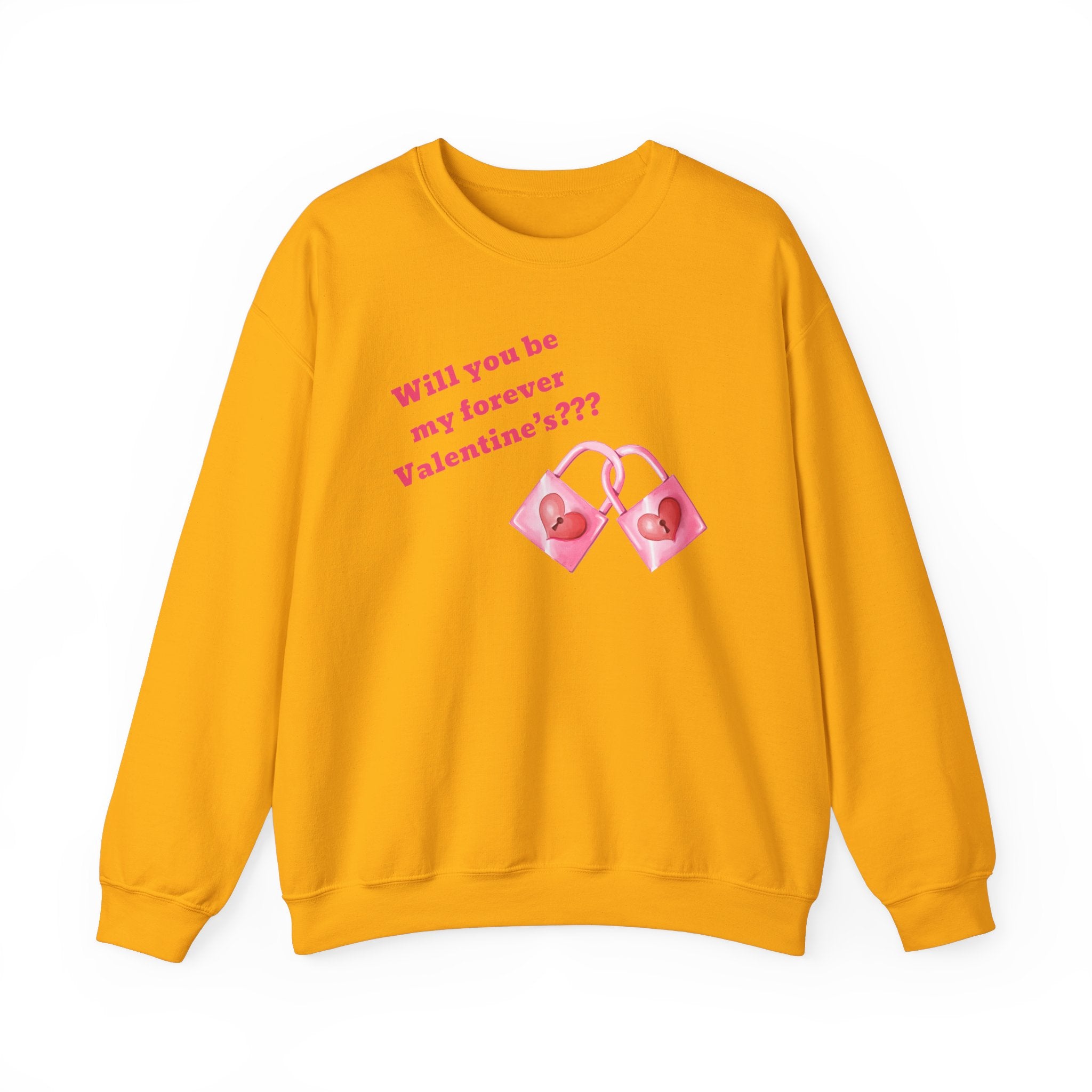 Will You Be My Forever Valentine?? Unisex Heavy Blend™ Crewneck Sweatshirt