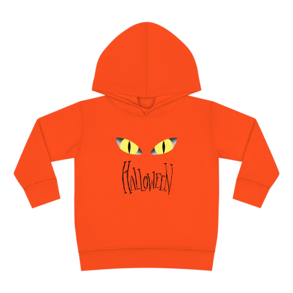 Halloween Cat's Eye Toddler Pullover Fleece Hoodie