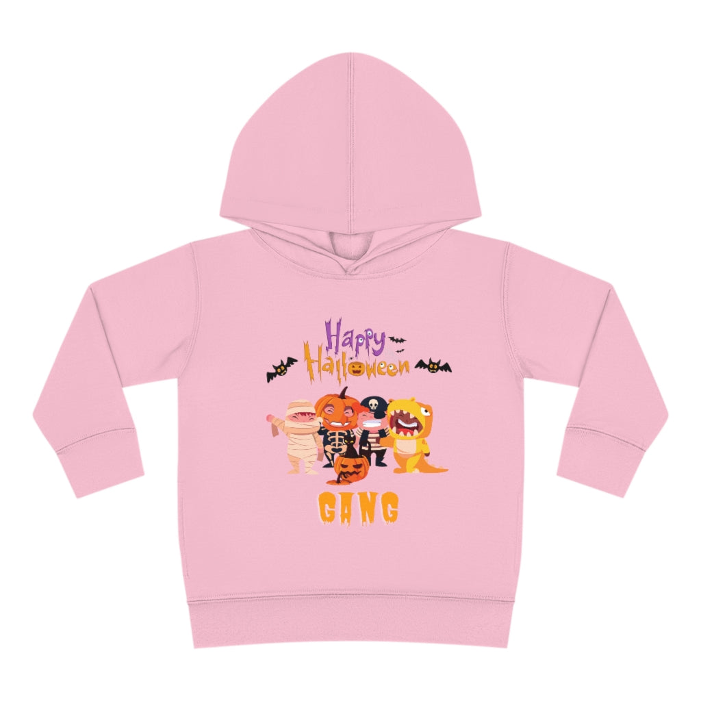 Happy Halloween Gang Toddler Pullover Fleece Hoodie