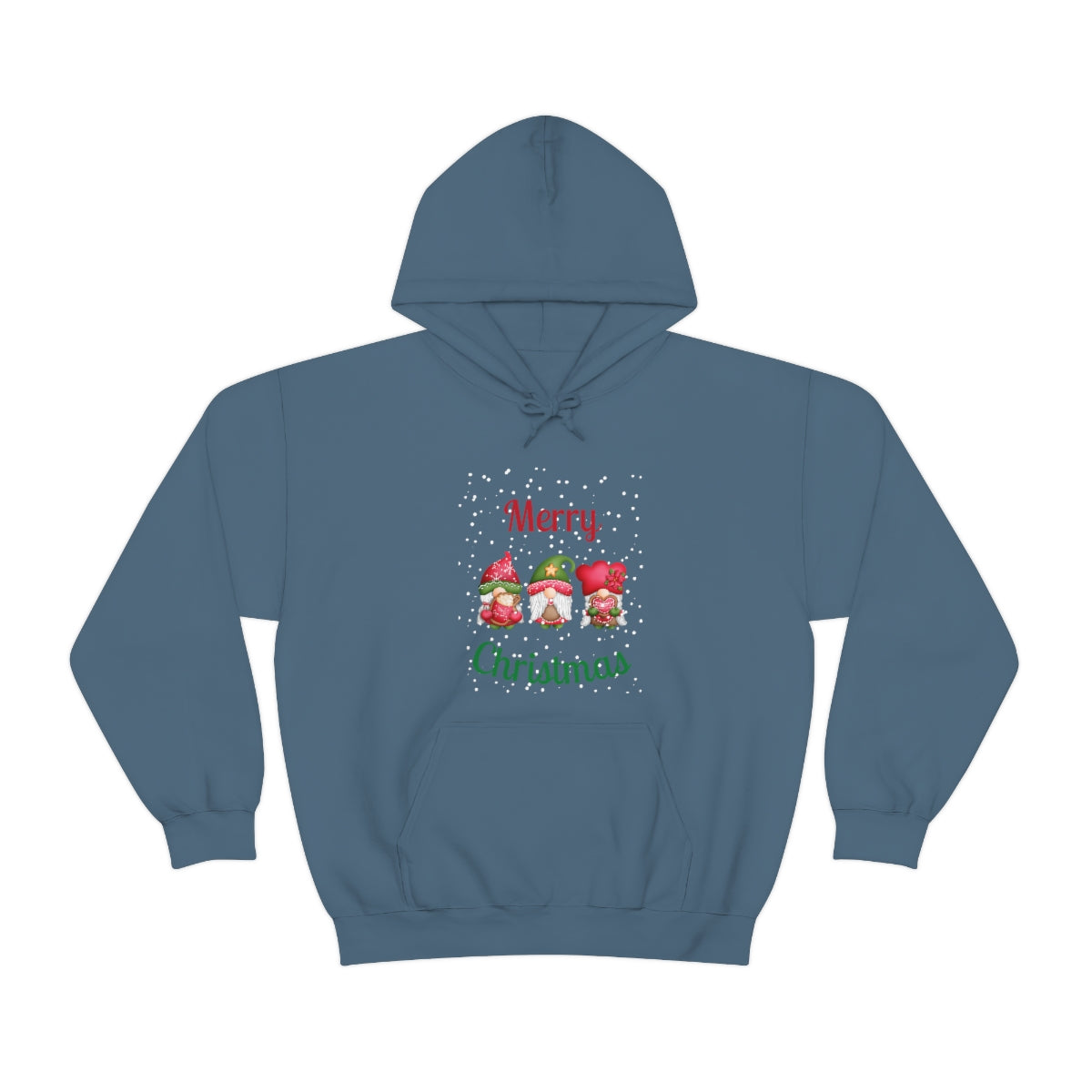 Three Gnomes Merry Christmas Unisex Heavy Blend™ Hooded Sweatshirt