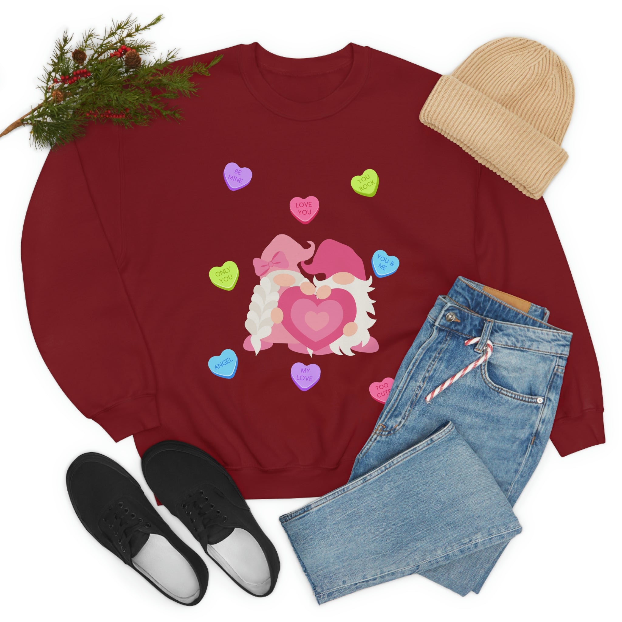 You Gnome I Love You!! Unisex Heavy Blend™ Crewneck Sweatshirt