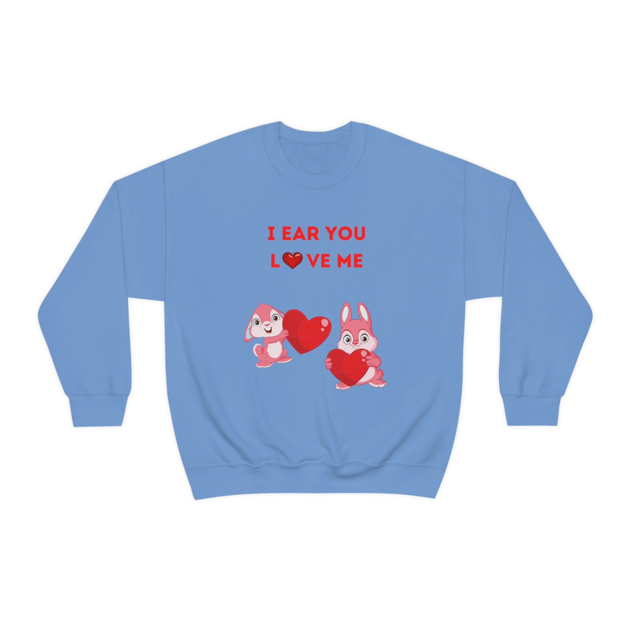 I Ear You Love Me Unisex Heavy Blend™ Crewneck Sweatshirt
