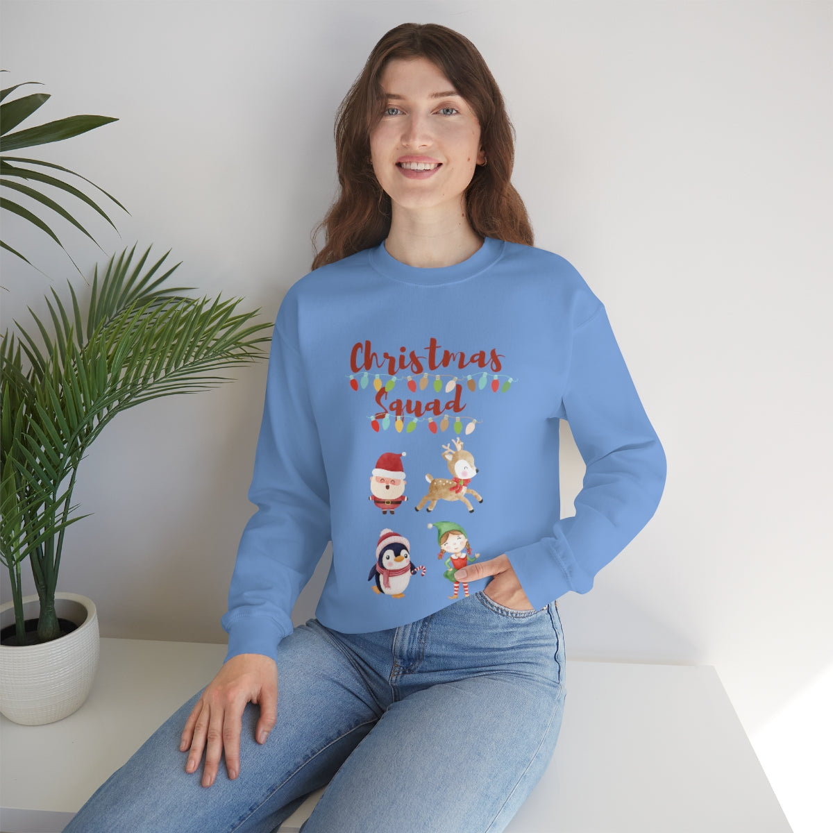 Christmas Squad Unisex Heavy Blend™ Crewneck Sweatshirt