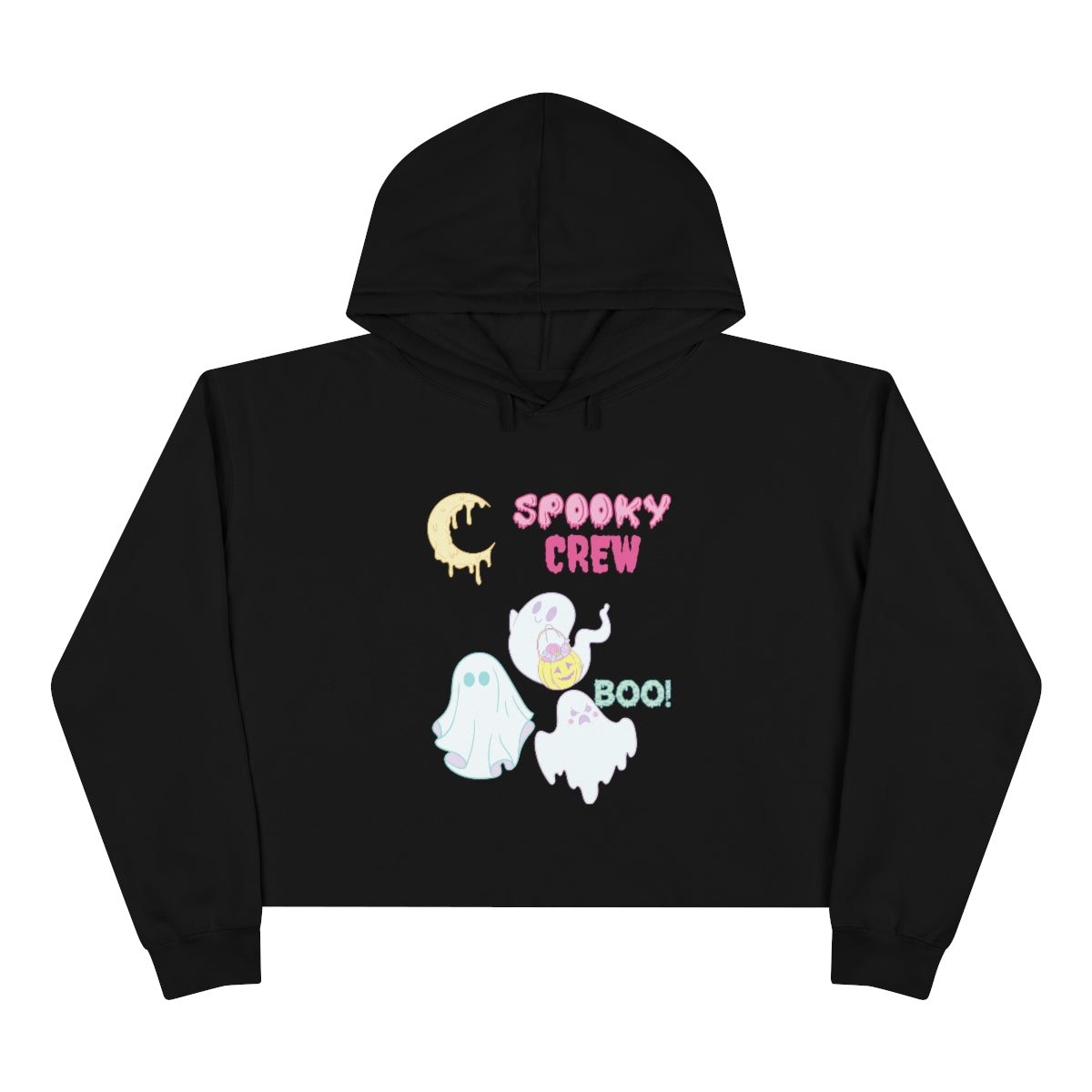 Spooky Crew BOO Crop Hoodie
