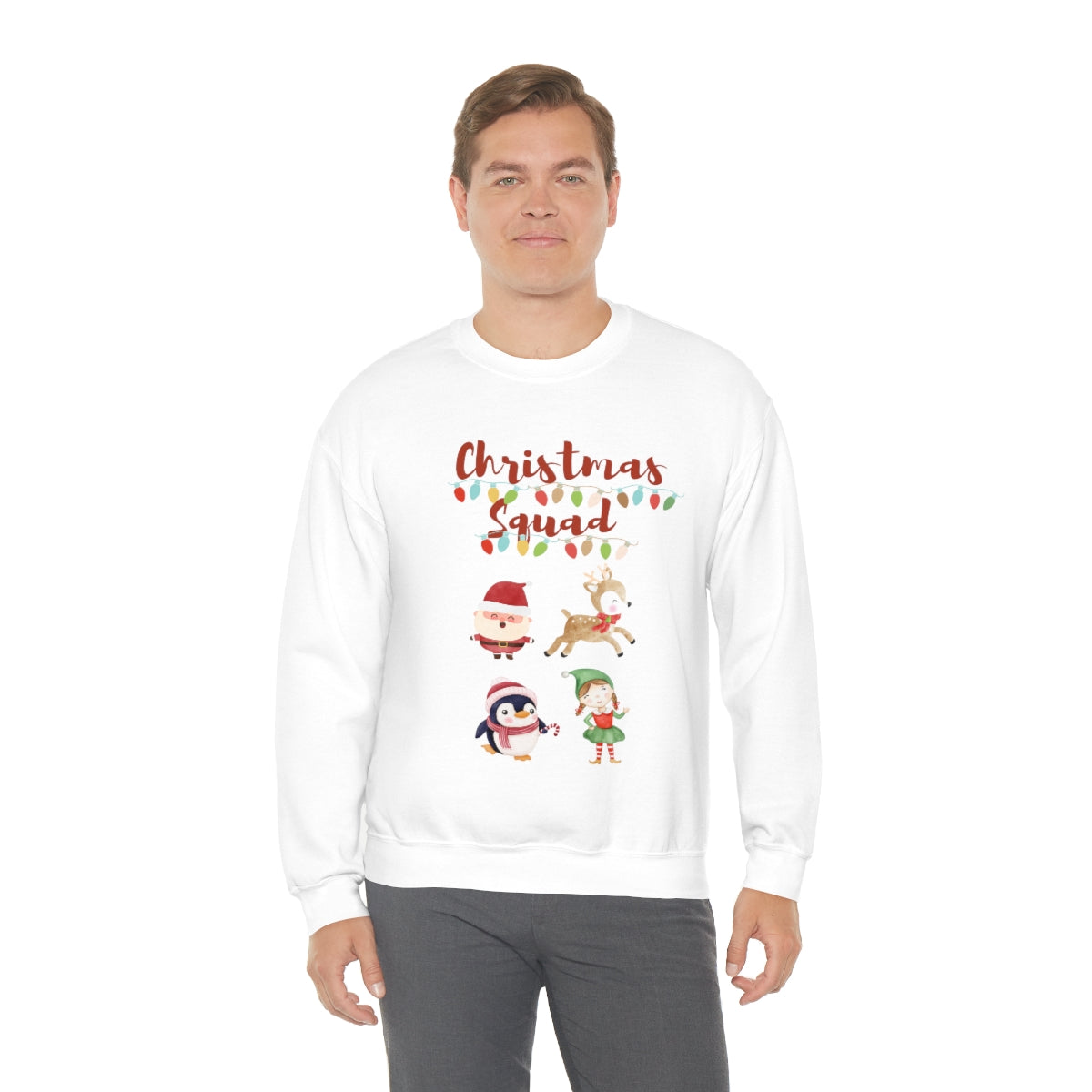 Christmas Squad Unisex Heavy Blend™ Crewneck Sweatshirt