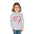 Happy Valentine's Day Toddler Pullover Fleece Hoodie