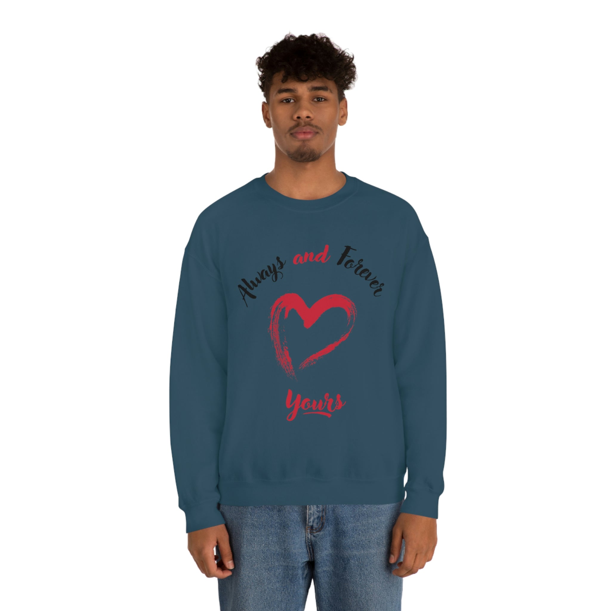 Always And Forever Yours Unisex Heavy Blend™ Crewneck Sweatshirt