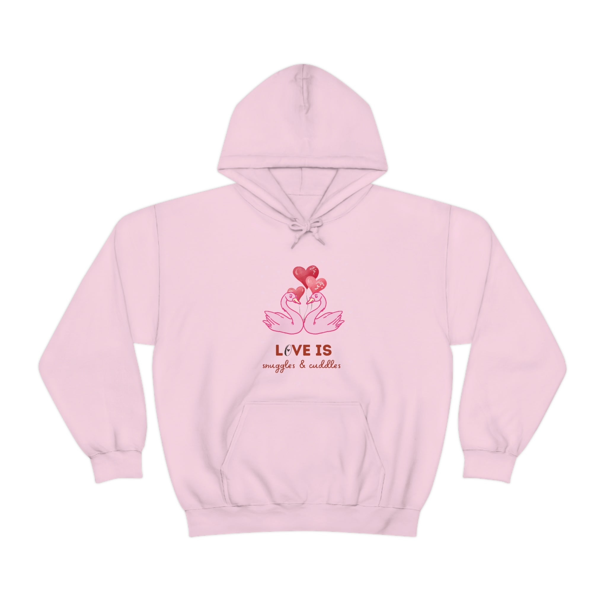 Love Is Snuggles & Cuddles Unisex Heavy Blend™ Hooded Sweatshirt