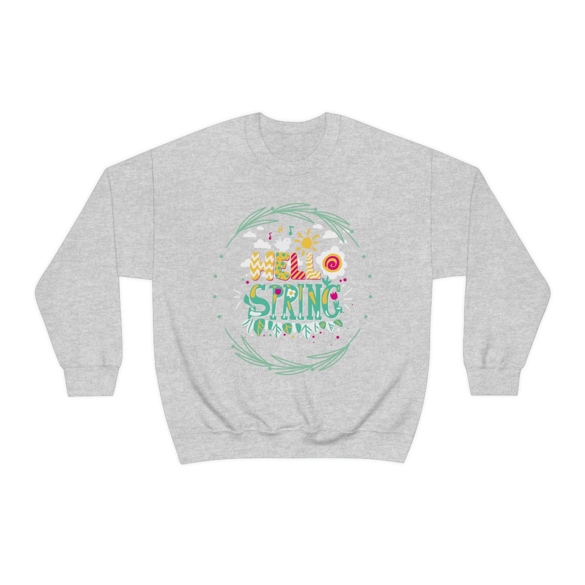 Hello Spring Unisex Heavy Blend™ Crewneck Sweatshirt