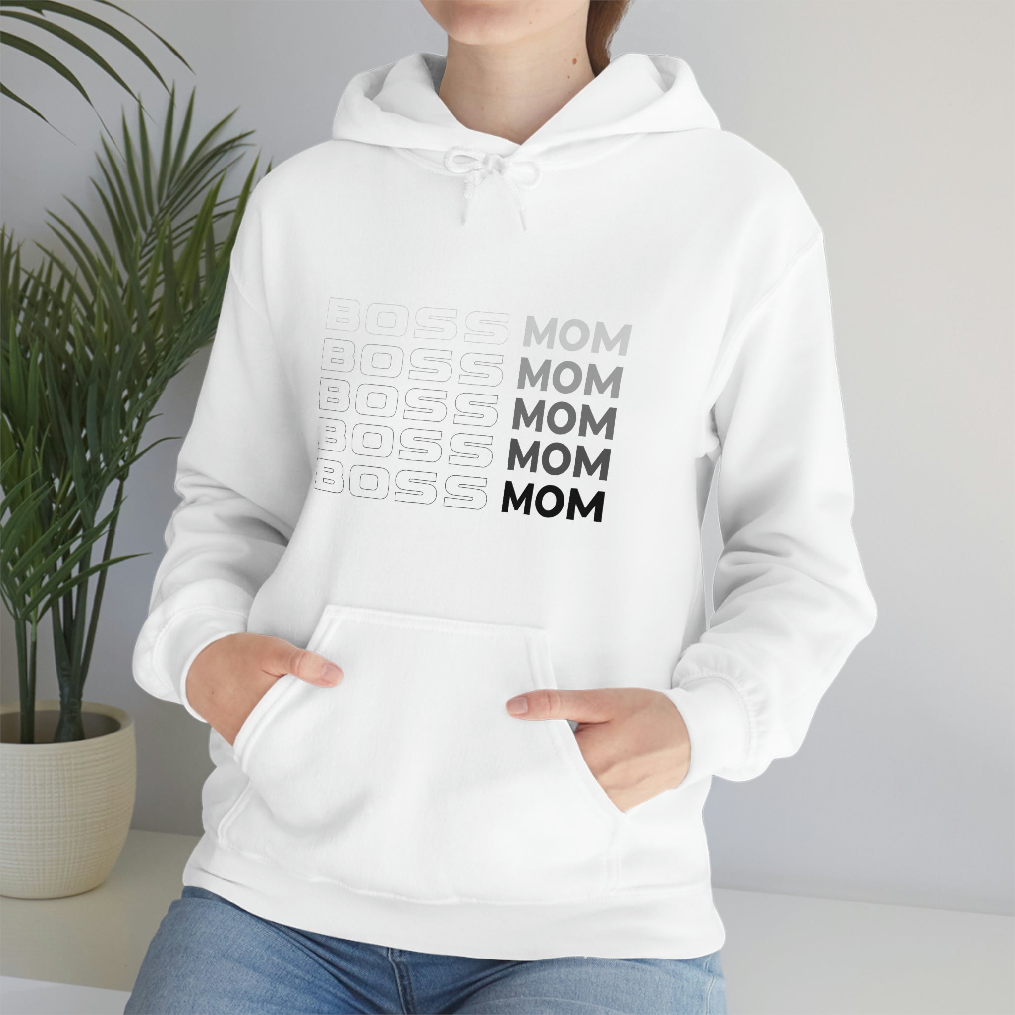 Boss Mom Unisex Heavy Blend™ Hooded Sweatshirt