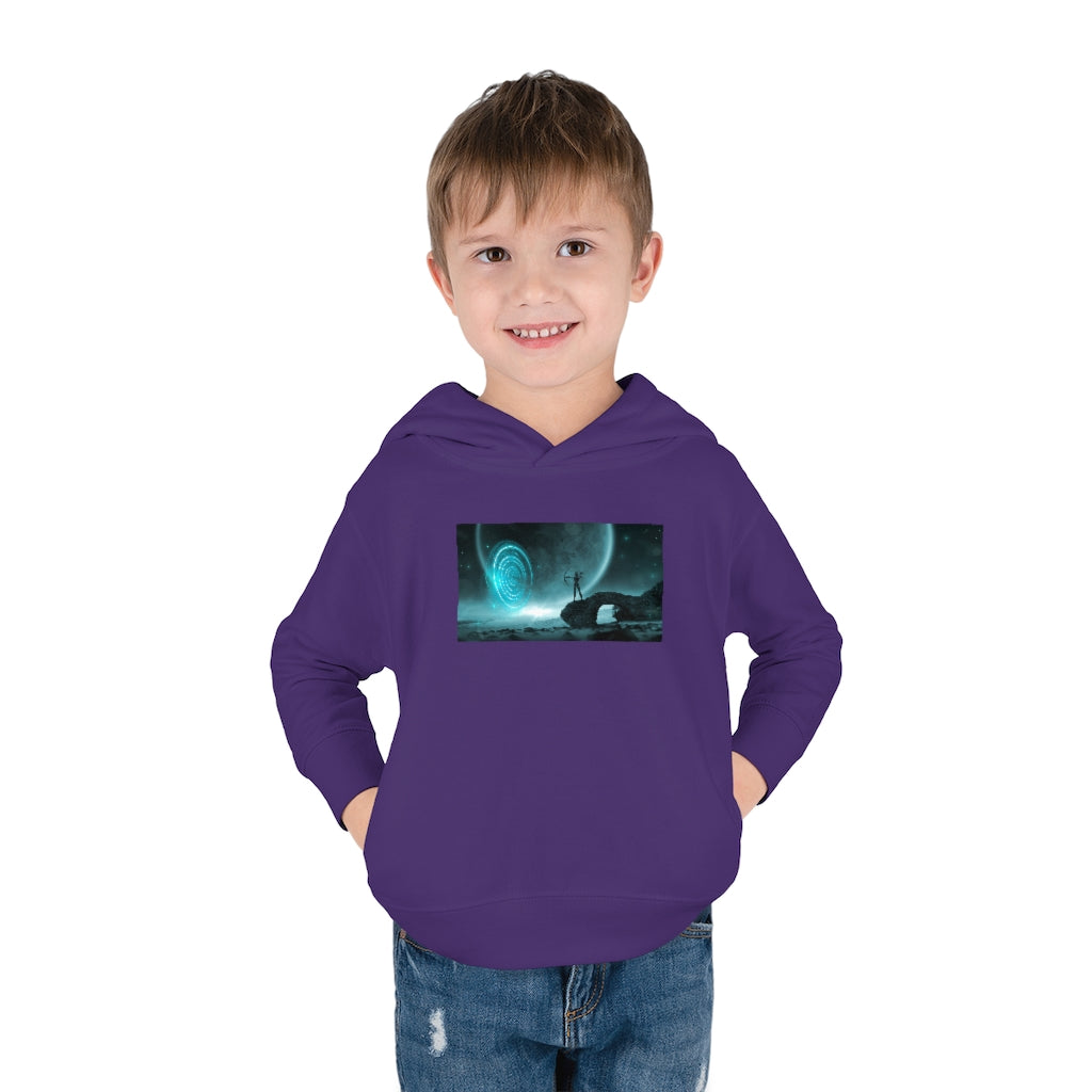 Mystical Moon Toddler Pullover Fleece Hoodie