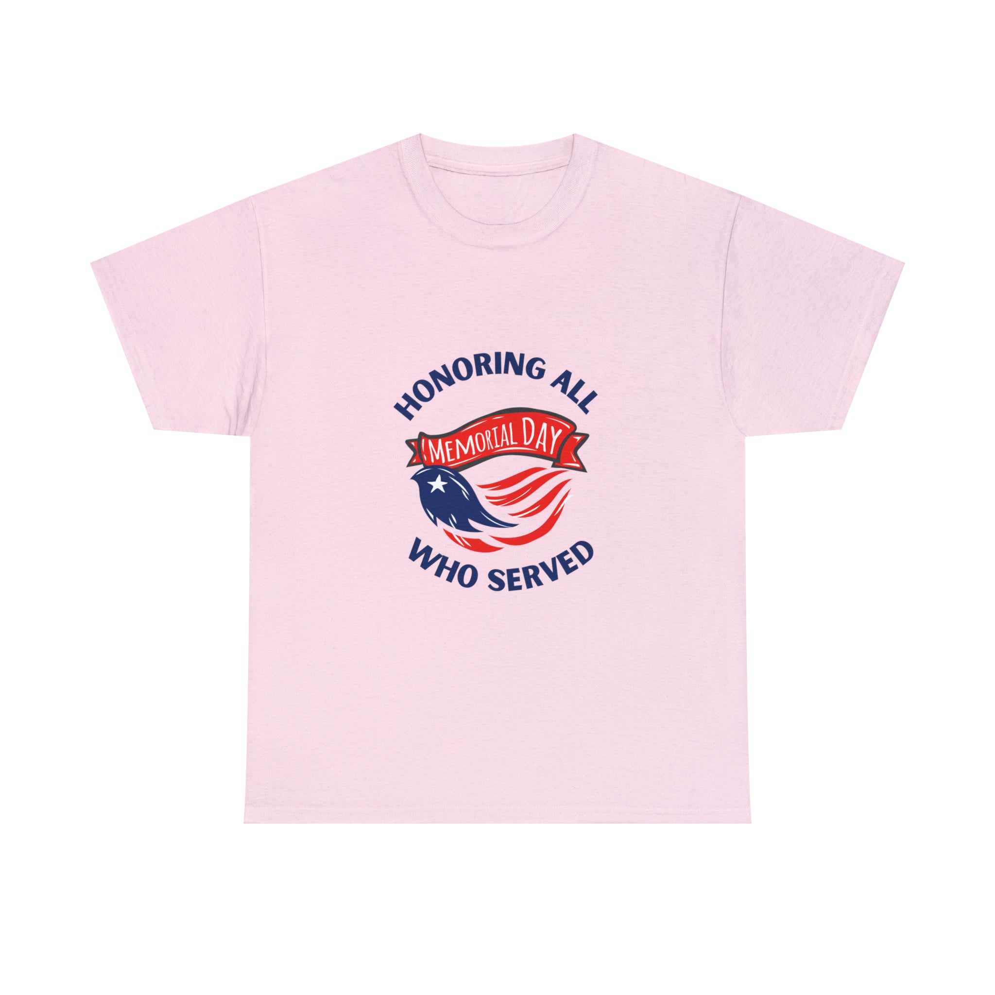 Memorial Day Honoring All Who Served Unisex Heavy Cotton Tee