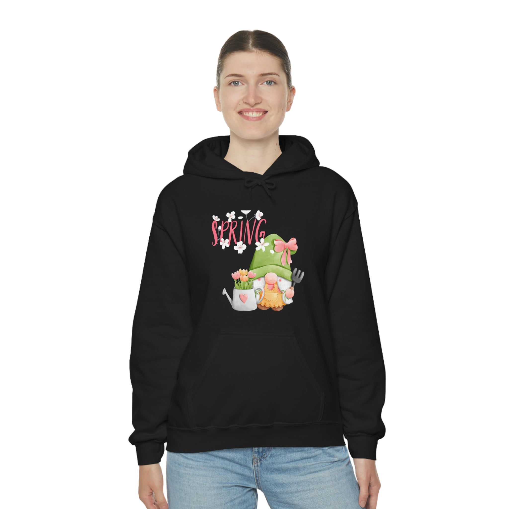 Gnome Happy Spring Unisex Heavy Blend™ Hooded Sweatshirt