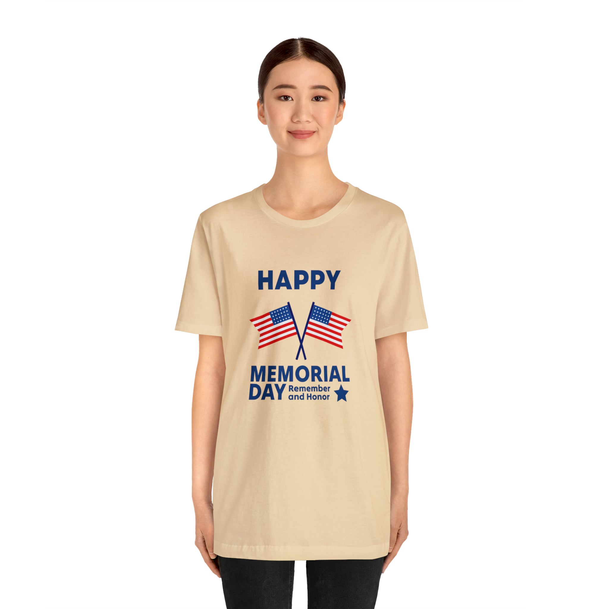 Happy Memorial Day Unisex Jersey Short Sleeve Tee