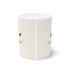 Bee Happy White Ceramic Mug, 11oz and 15oz