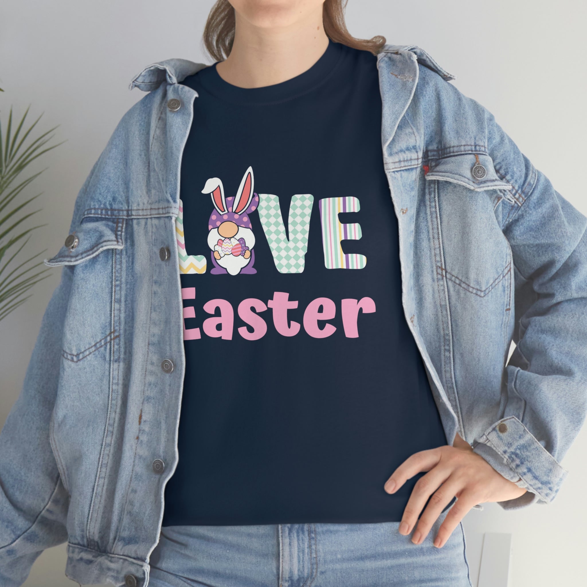 Gnome Love Easter Unisex Heavy Cotton Tee