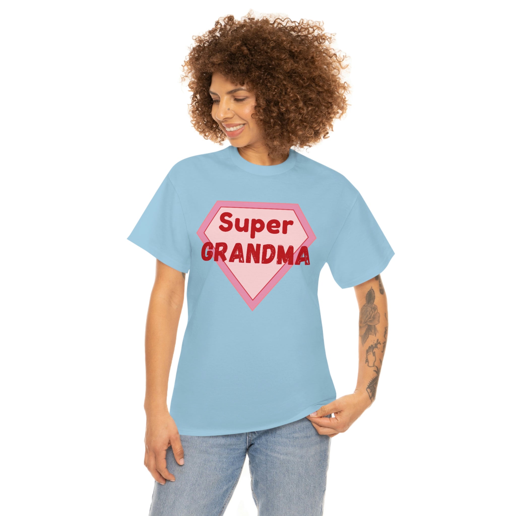 Super Grandma Unisex Heavy Cotton Tee
