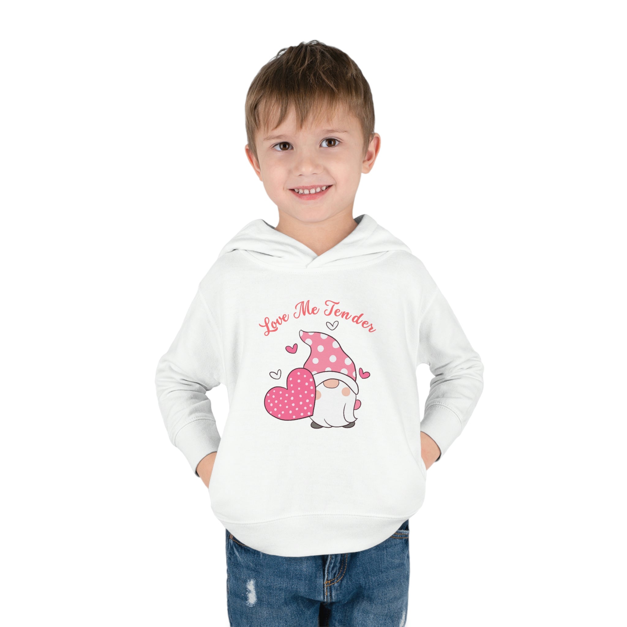 Love Me Tender Toddler Pullover Fleece Hoodie