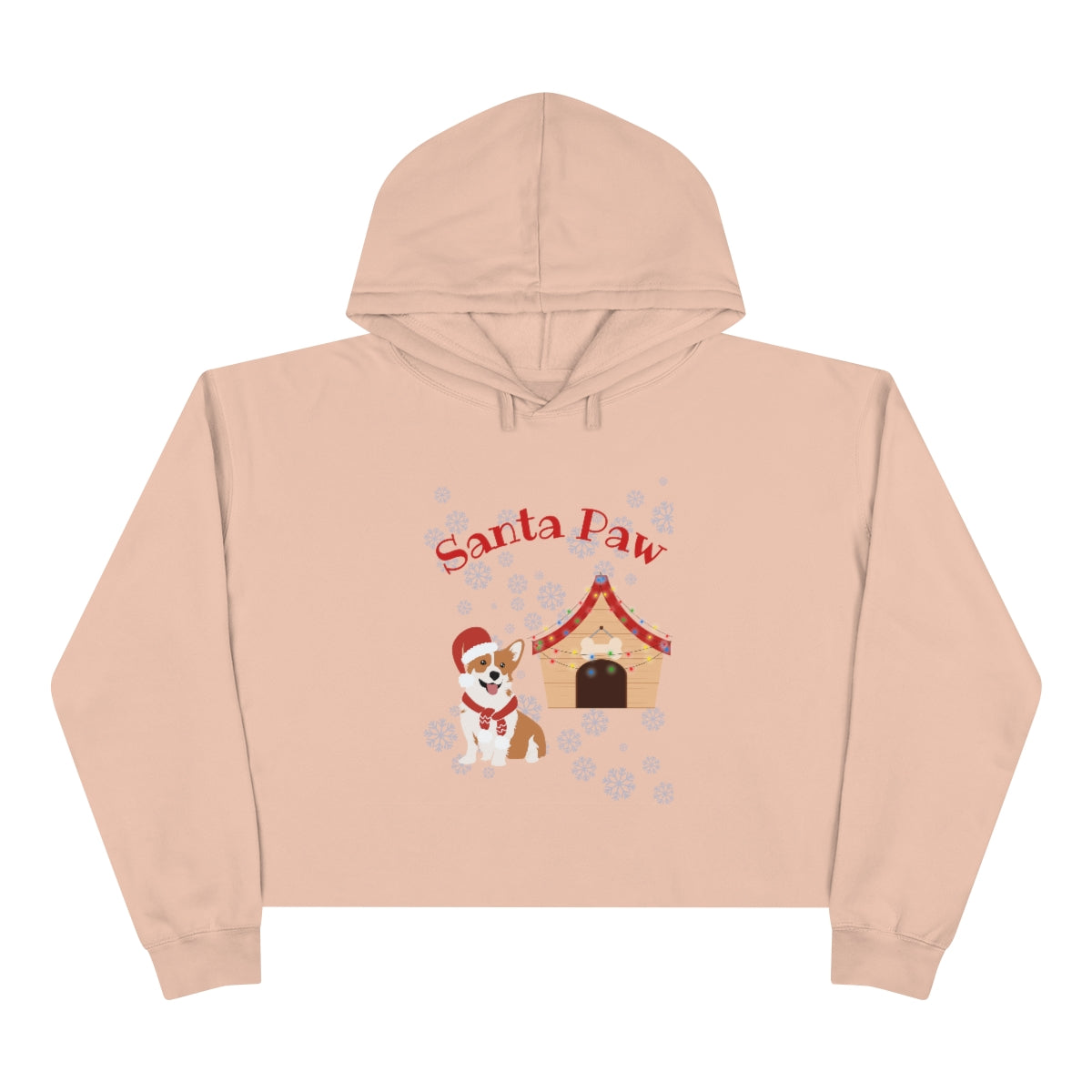 Santa Paw Crop Hoodie