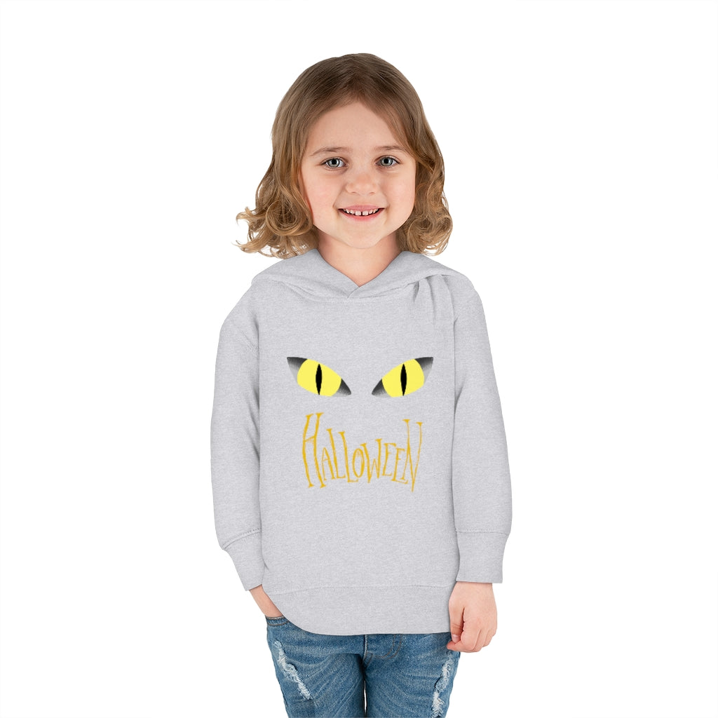 Halloween Cat's Eye Toddler Pullover Fleece Hoodie (Y)