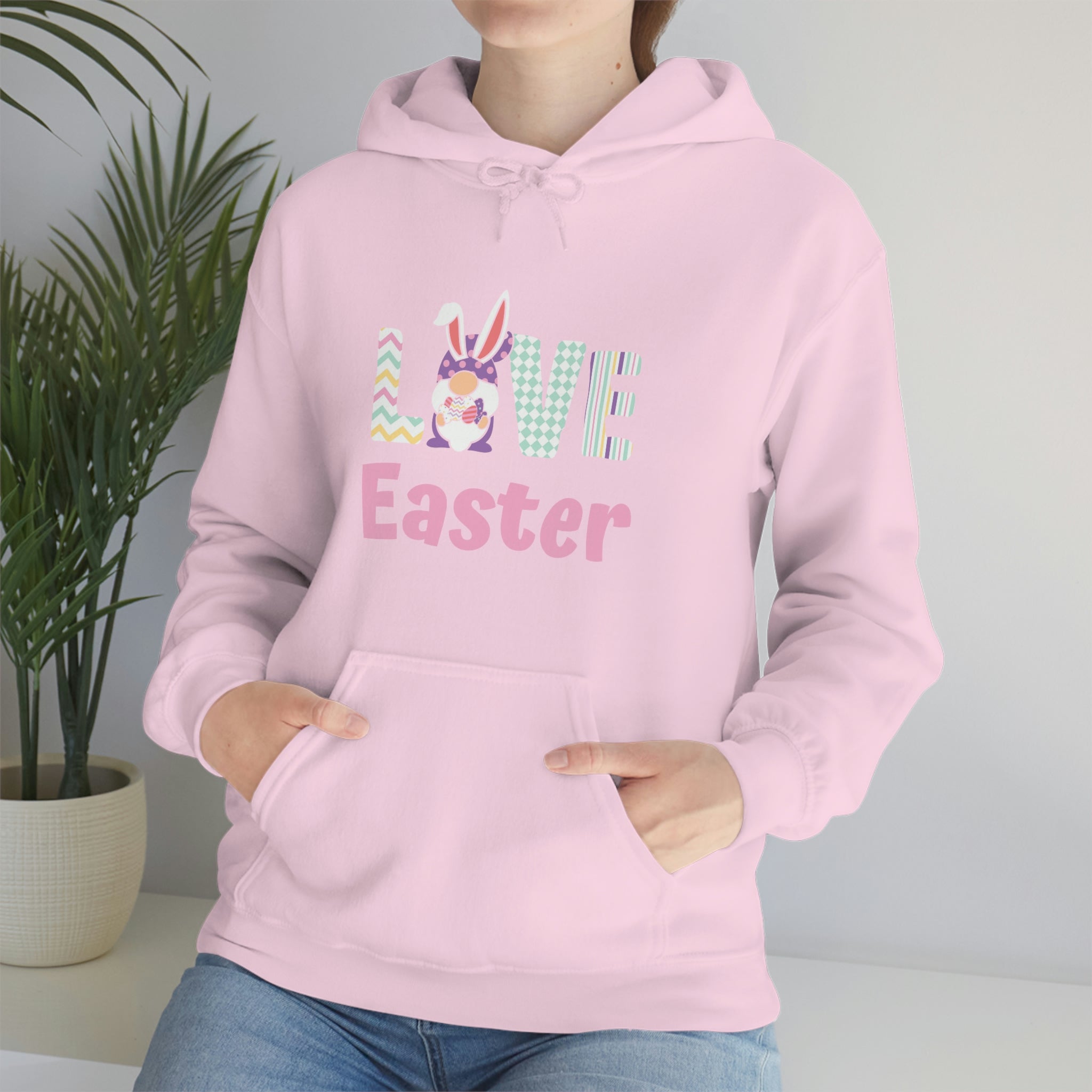 Gnome Love Easter Unisex Heavy Blend™ Hooded Sweatshirt