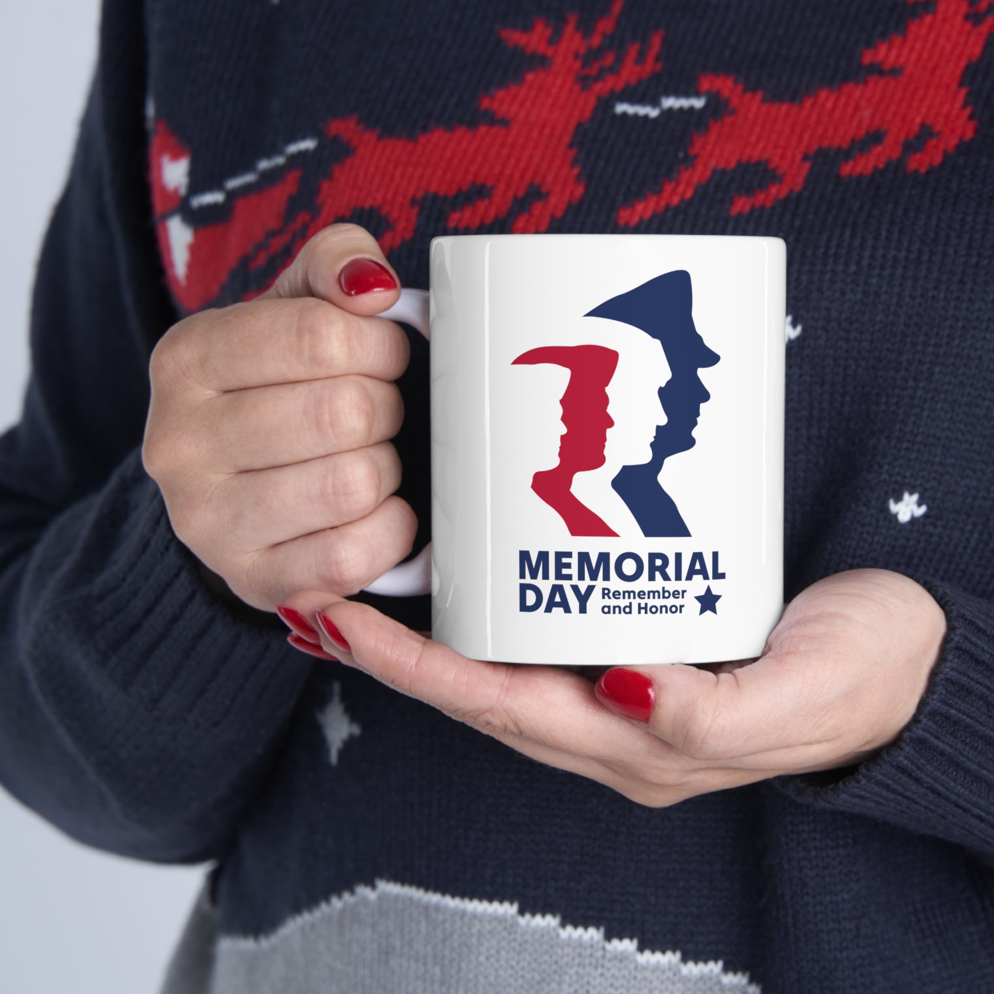 Memorial Day Heroes Ceramic Mug 11oz