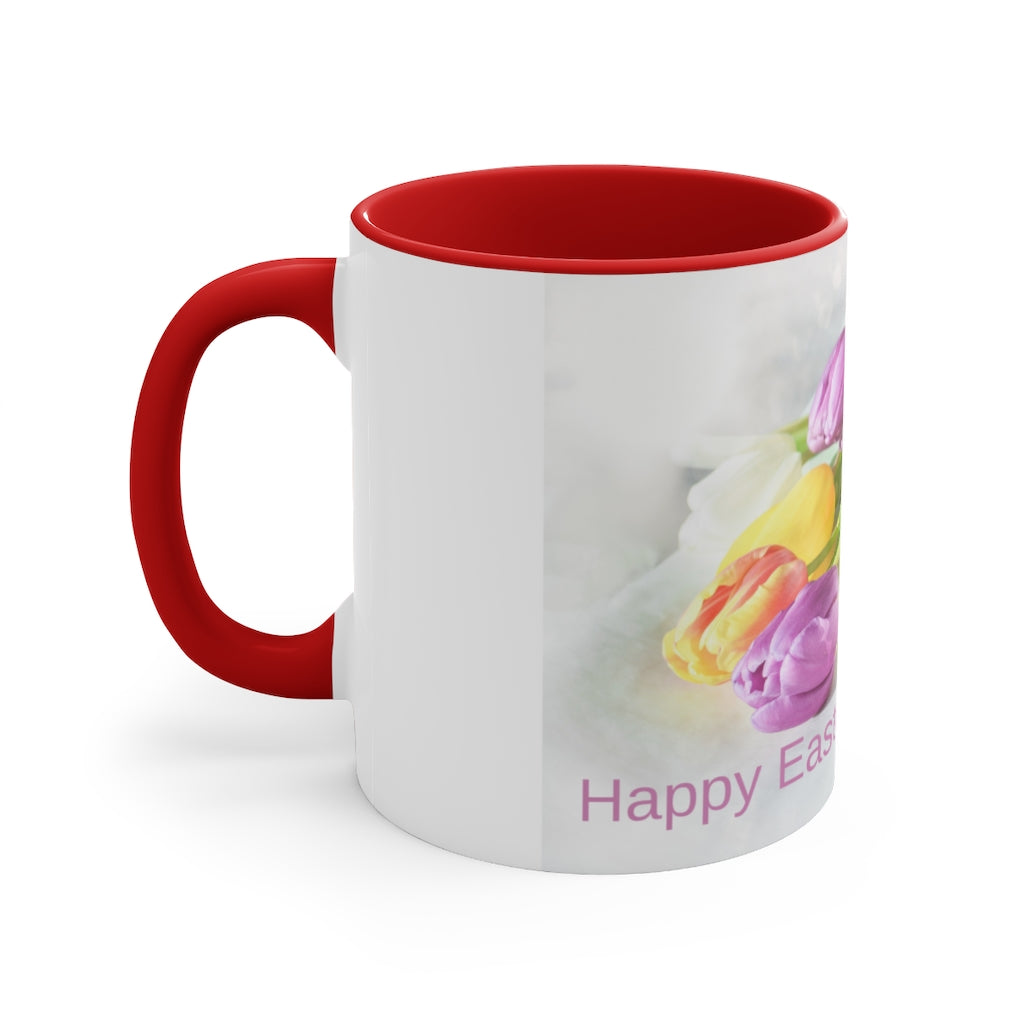 Happy Easter Accent Coffee Mug, 11oz