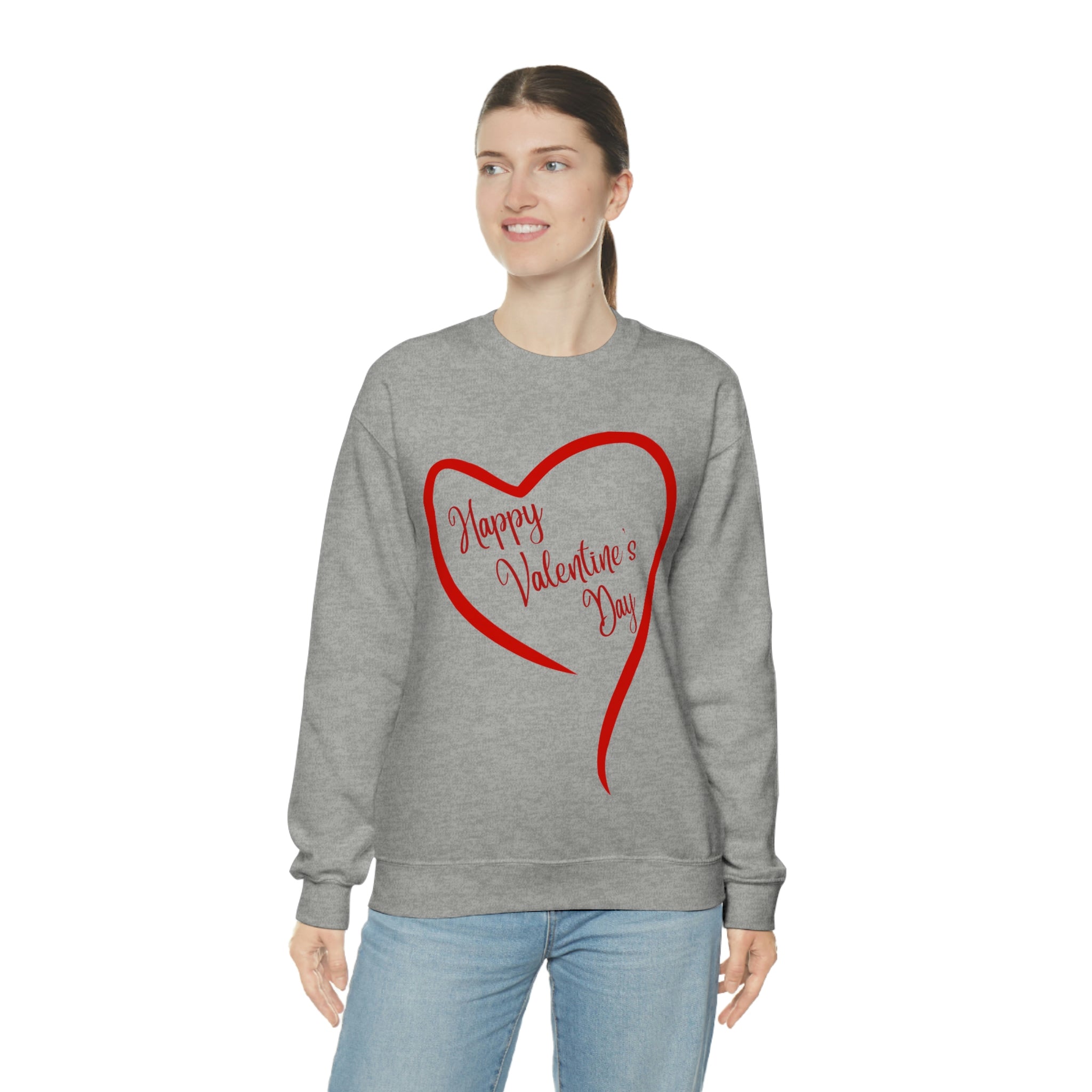 Happy Valentine's Day Unisex Heavy Blend™ Crewneck Sweatshirt