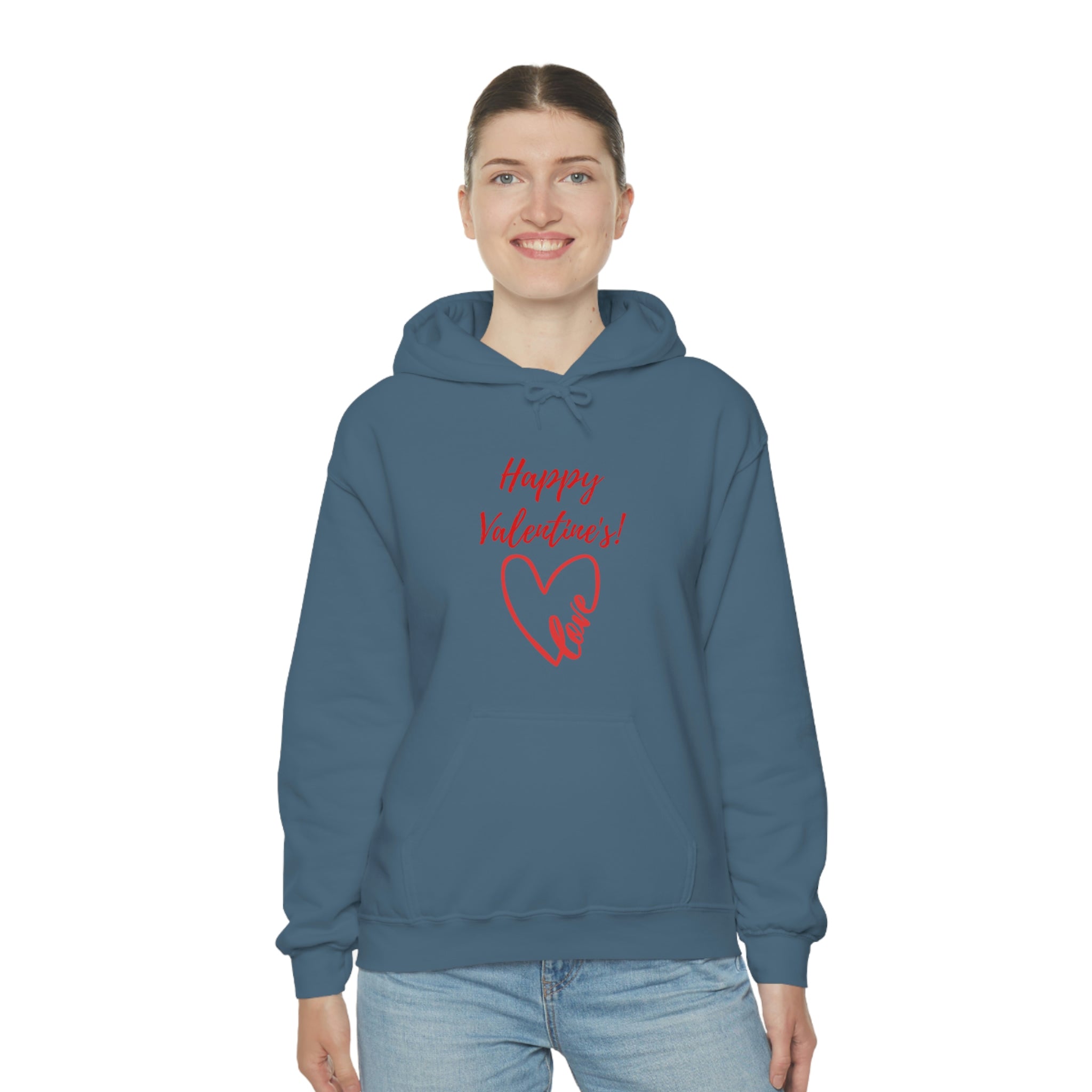 Happy Valentine's Love! Unisex Heavy Blend™ Hooded Sweatshirt