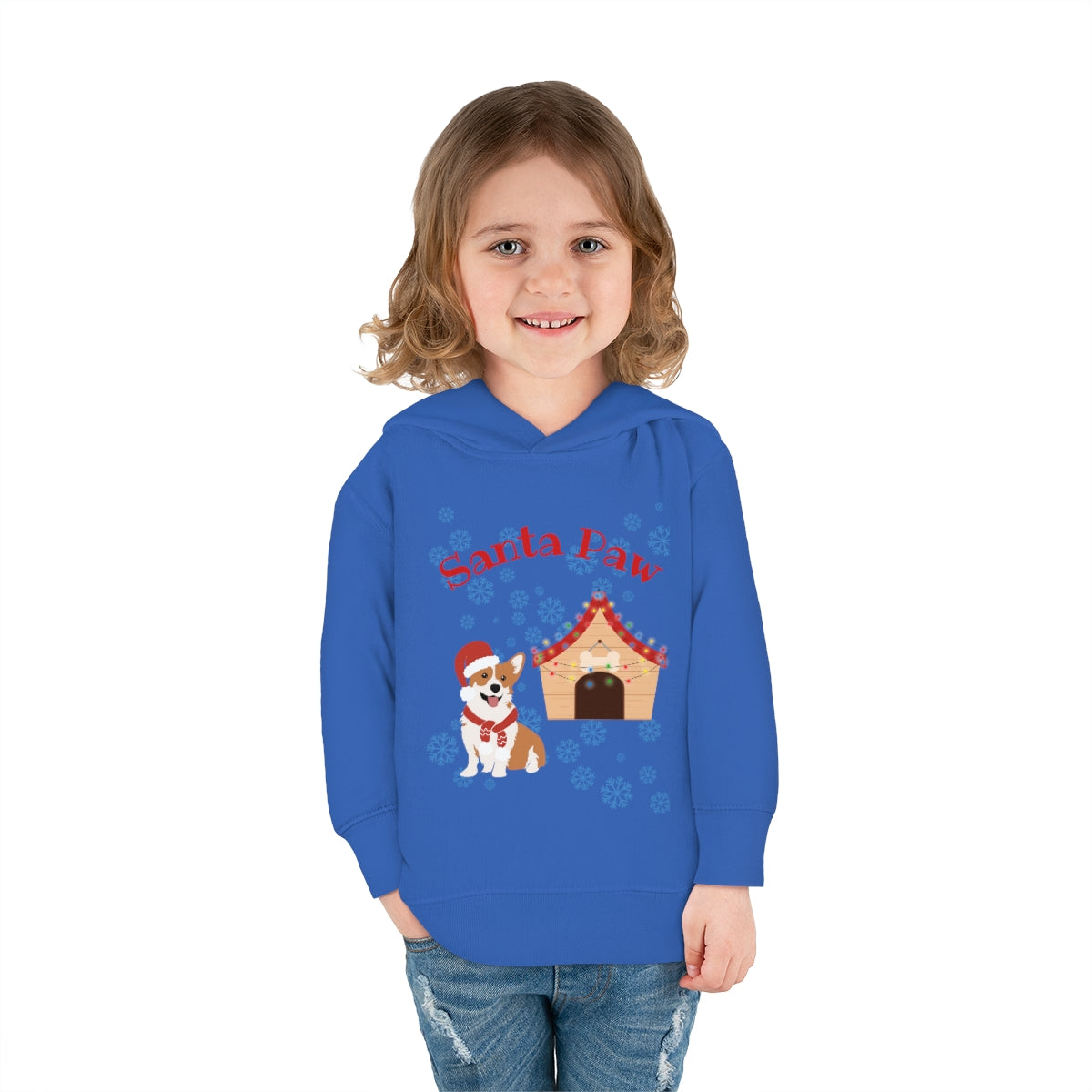 Santa Paw Toddler Pullover Fleece Hoodie