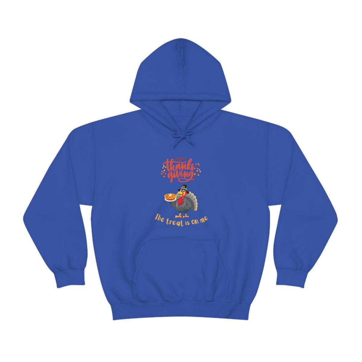 Happy Thanksgiving The Treat Is On Me Unisex Heavy Blend™ Hooded Sweatshirt