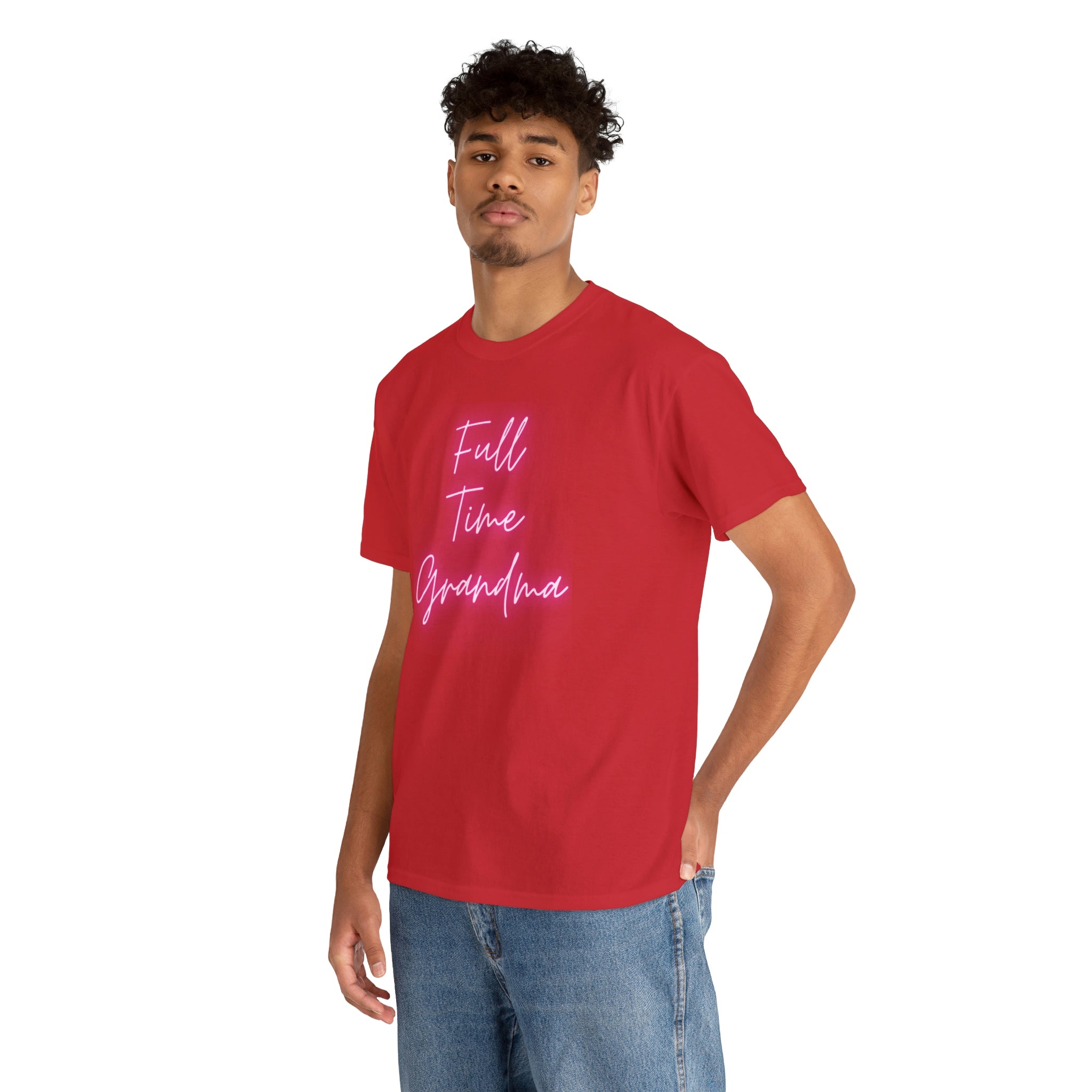Full Time Grandma Unisex Heavy Cotton Tee