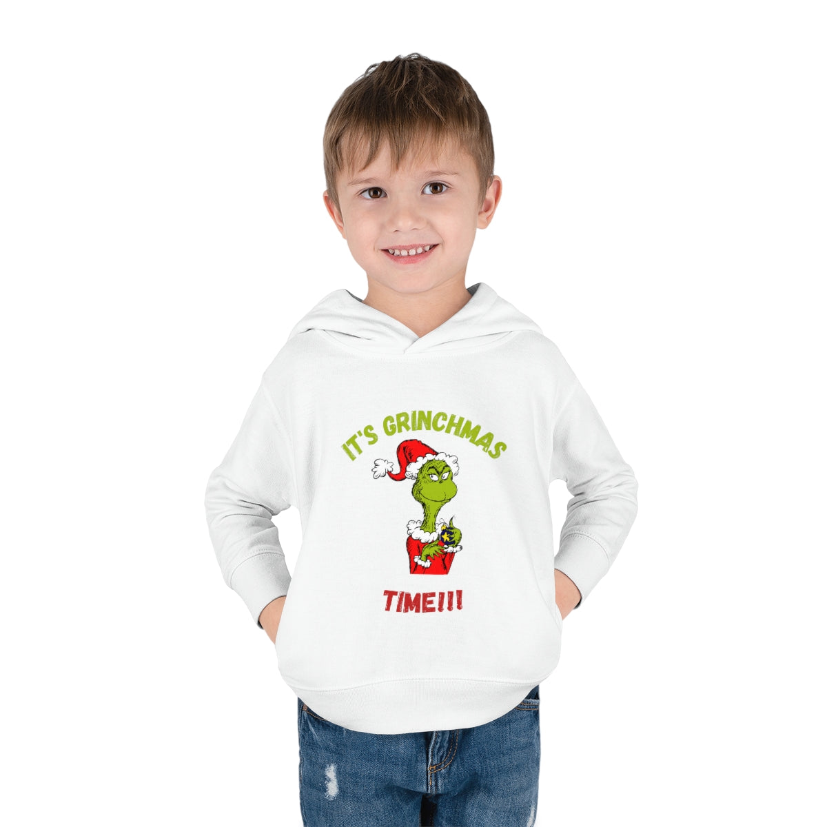 It's Grichmas Time!!! Toddler Pullover Fleece Hoodie