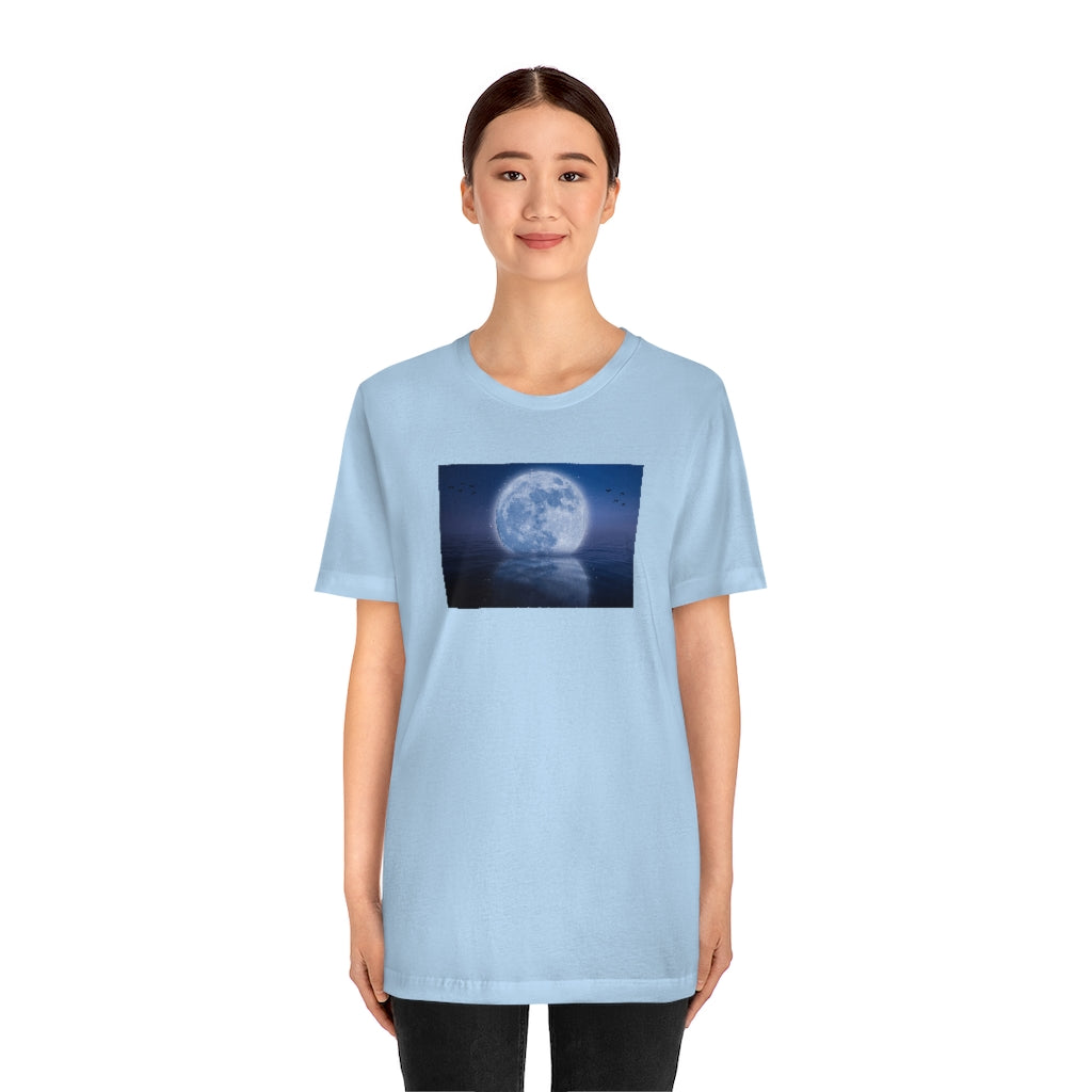 Mystical  Moon Unisex Jersey Short Sleeve Tee