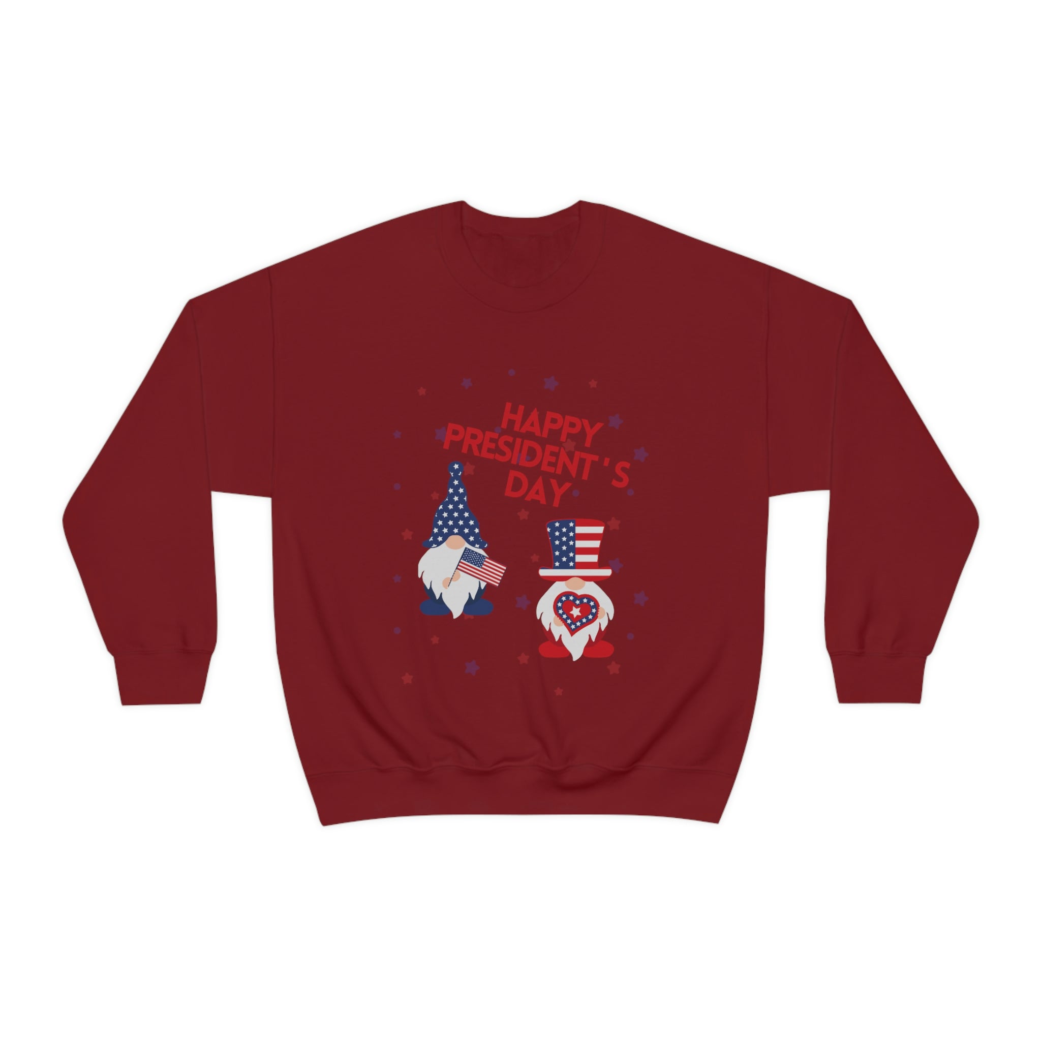 Happy President's Day Gnome Unisex Heavy Blend™ Crewneck Sweatshirt