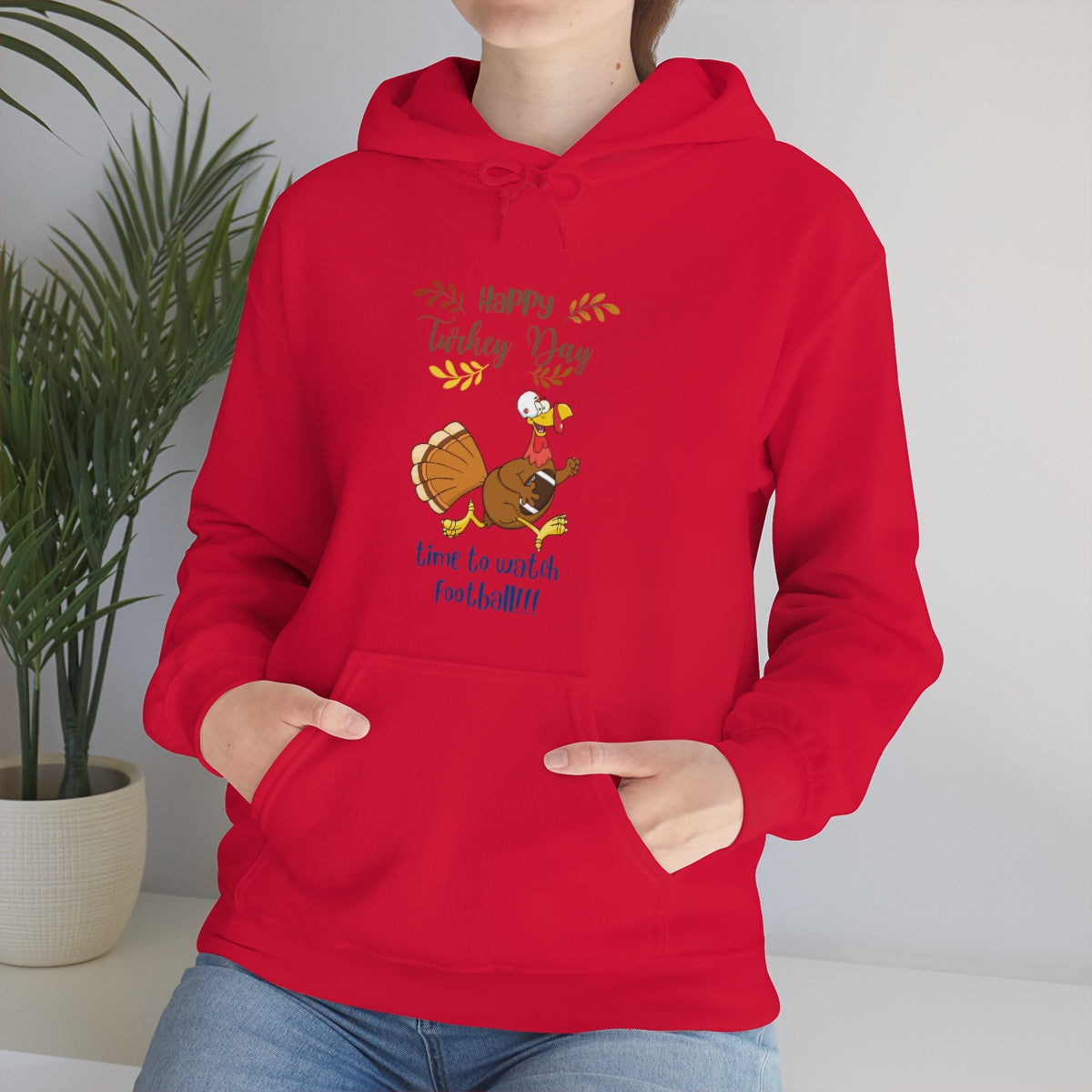 Happy Turkey Day Unisex Heavy Blend™ Hooded Sweatshirt