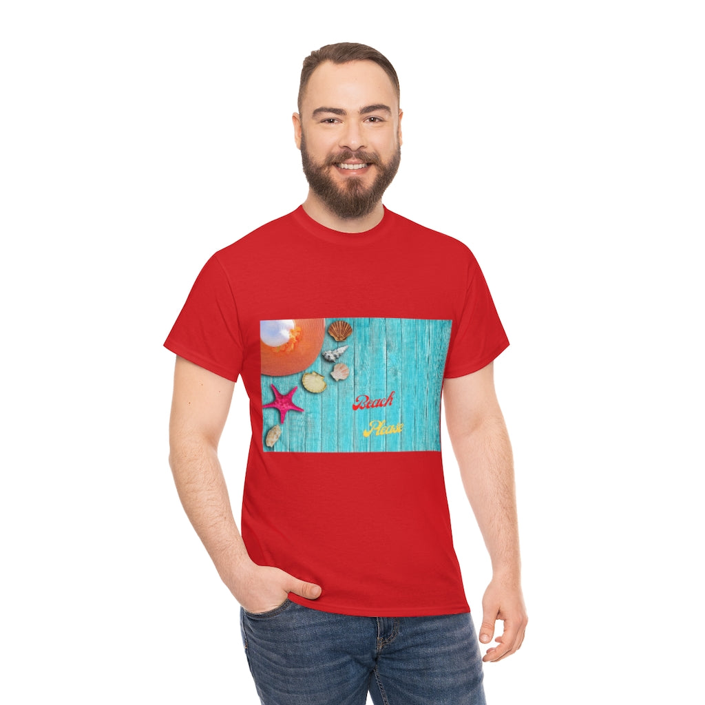 The Beach Please Unisex Heavy Cotton Tee