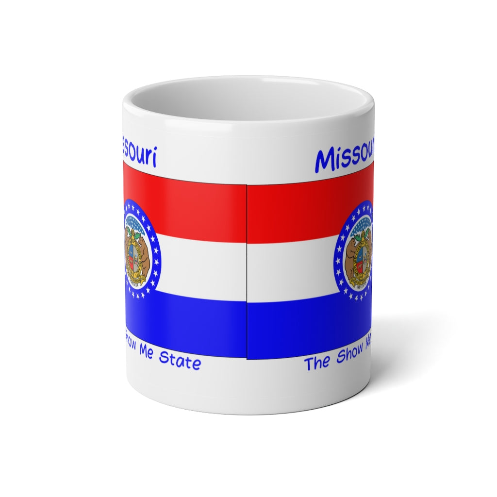 Missouri State Flag Jumbo Mug, 20oz