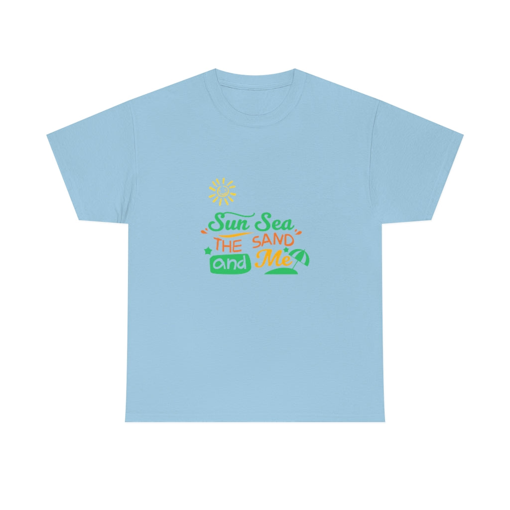 Sun Sea The Sand and Me Unisex Heavy Cotton Tee