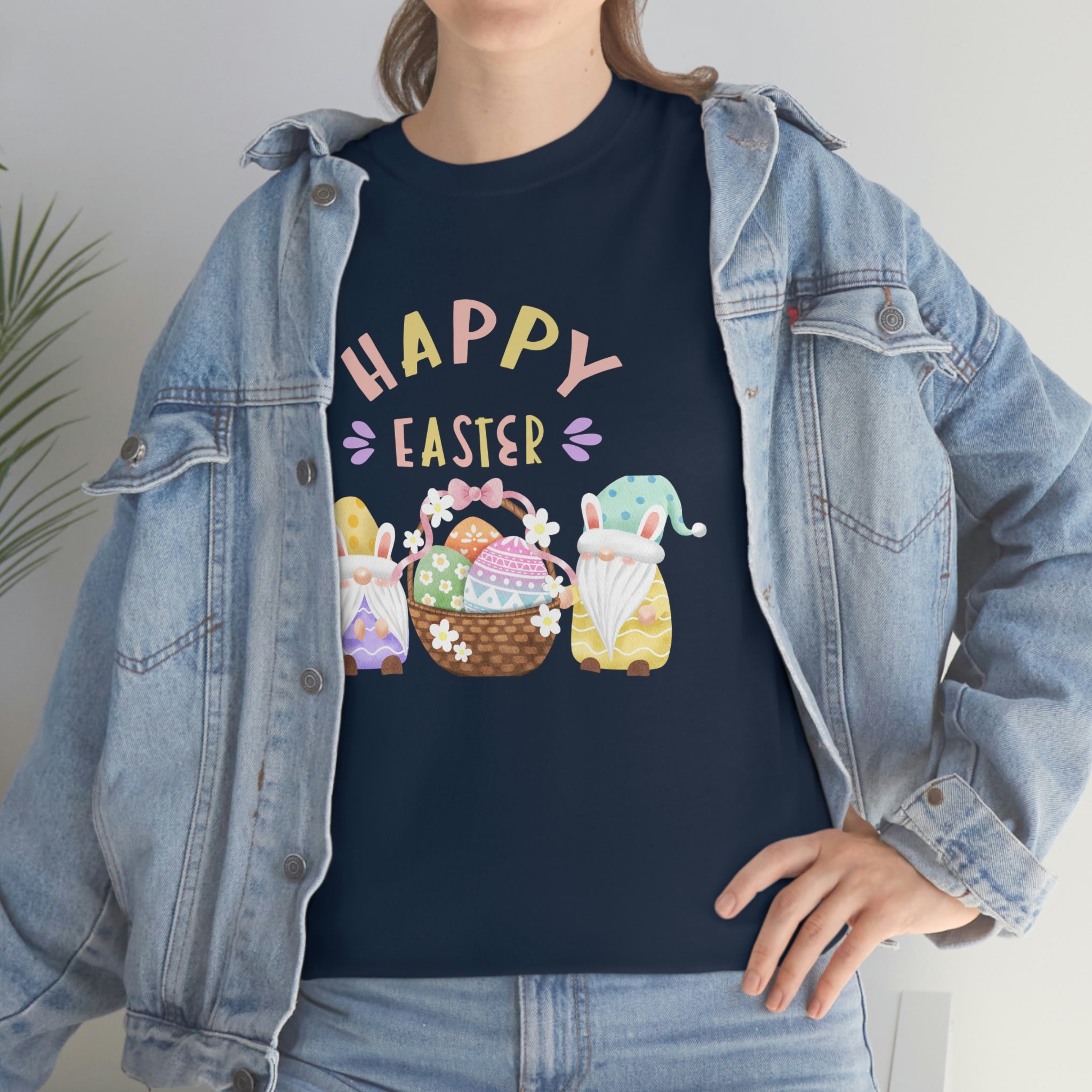 Happy Easter Gnome Unisex Heavy Cotton Tee