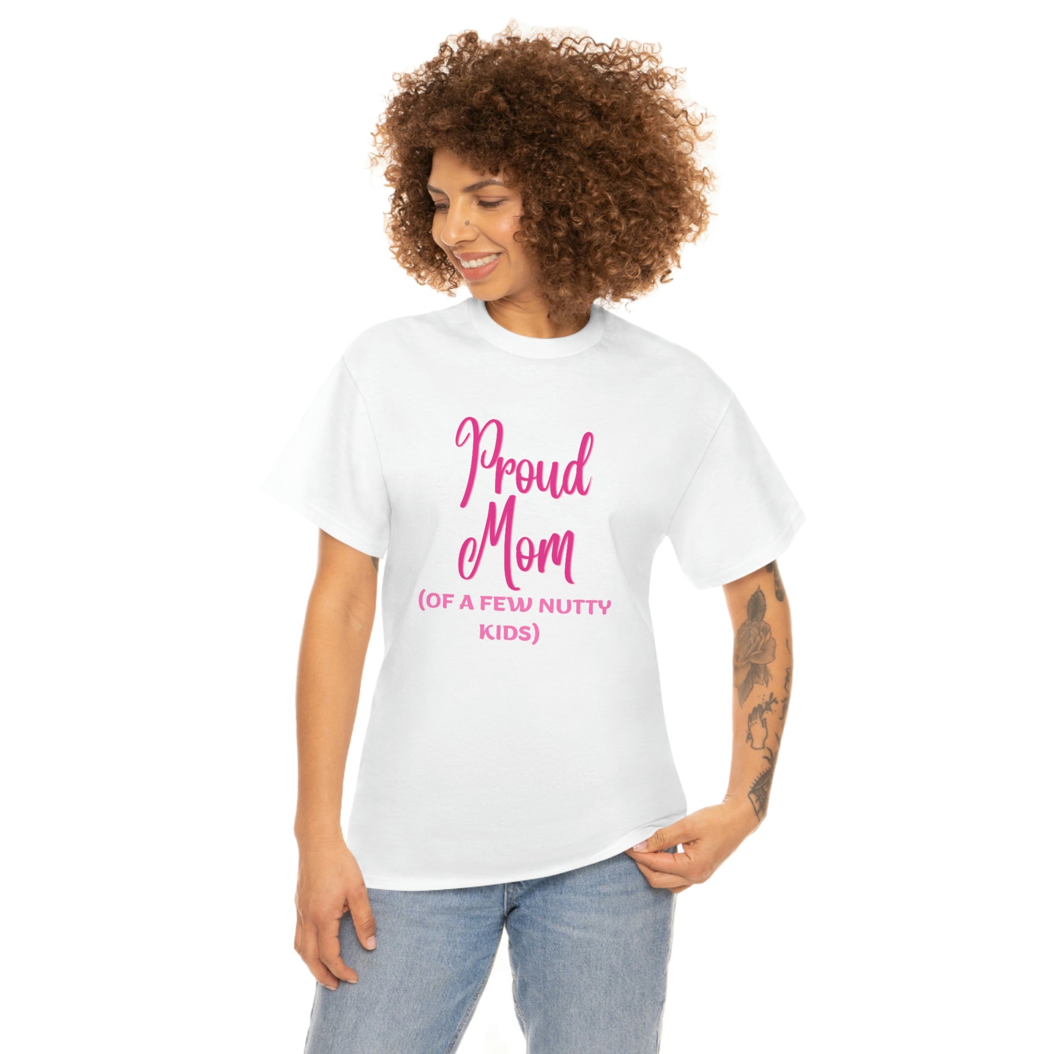 Proud Mom Unisex Heavy Cotton Tee