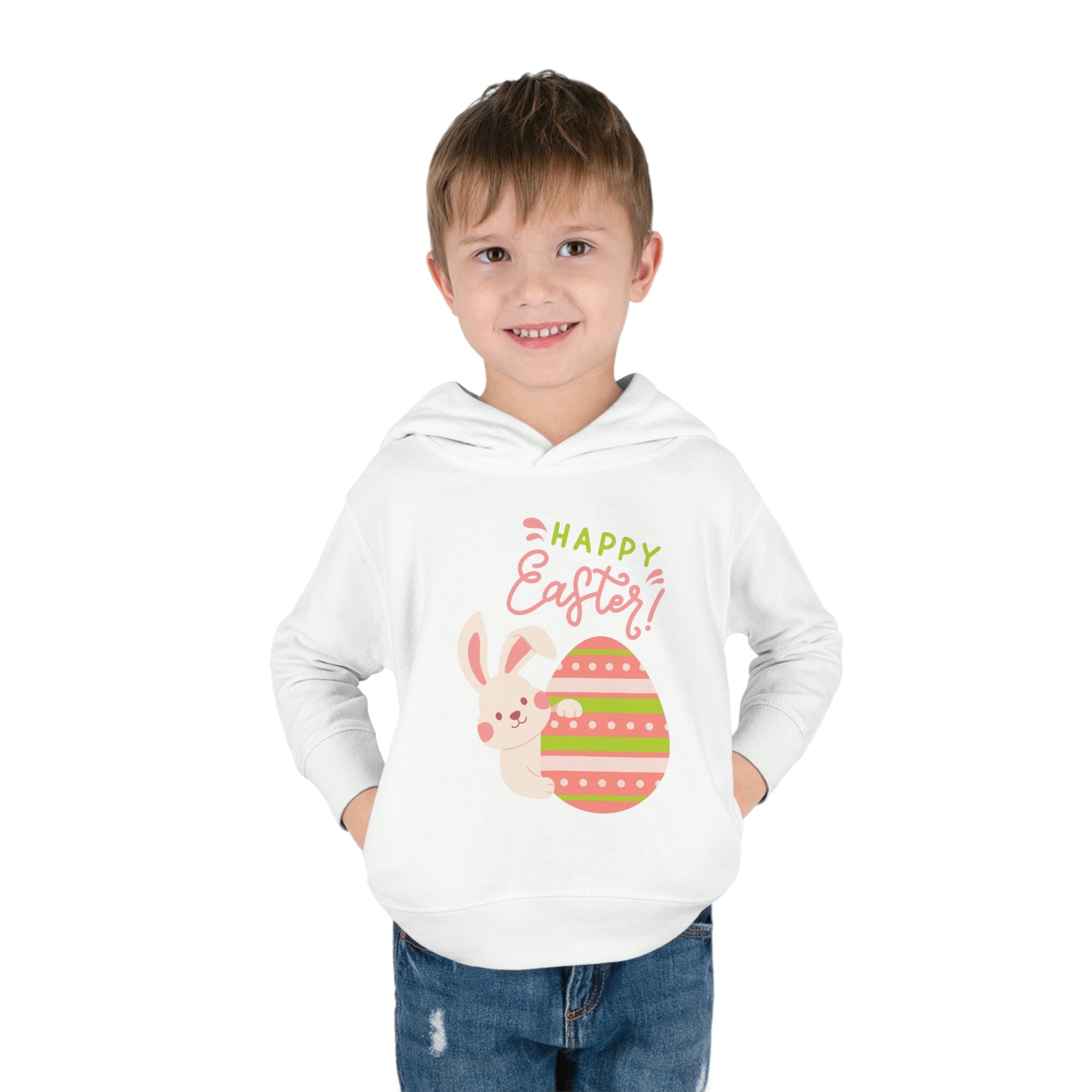 Easter Egg Toddler Pullover Fleece Hoodie