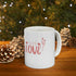 With Love Ceramic Mug 11oz