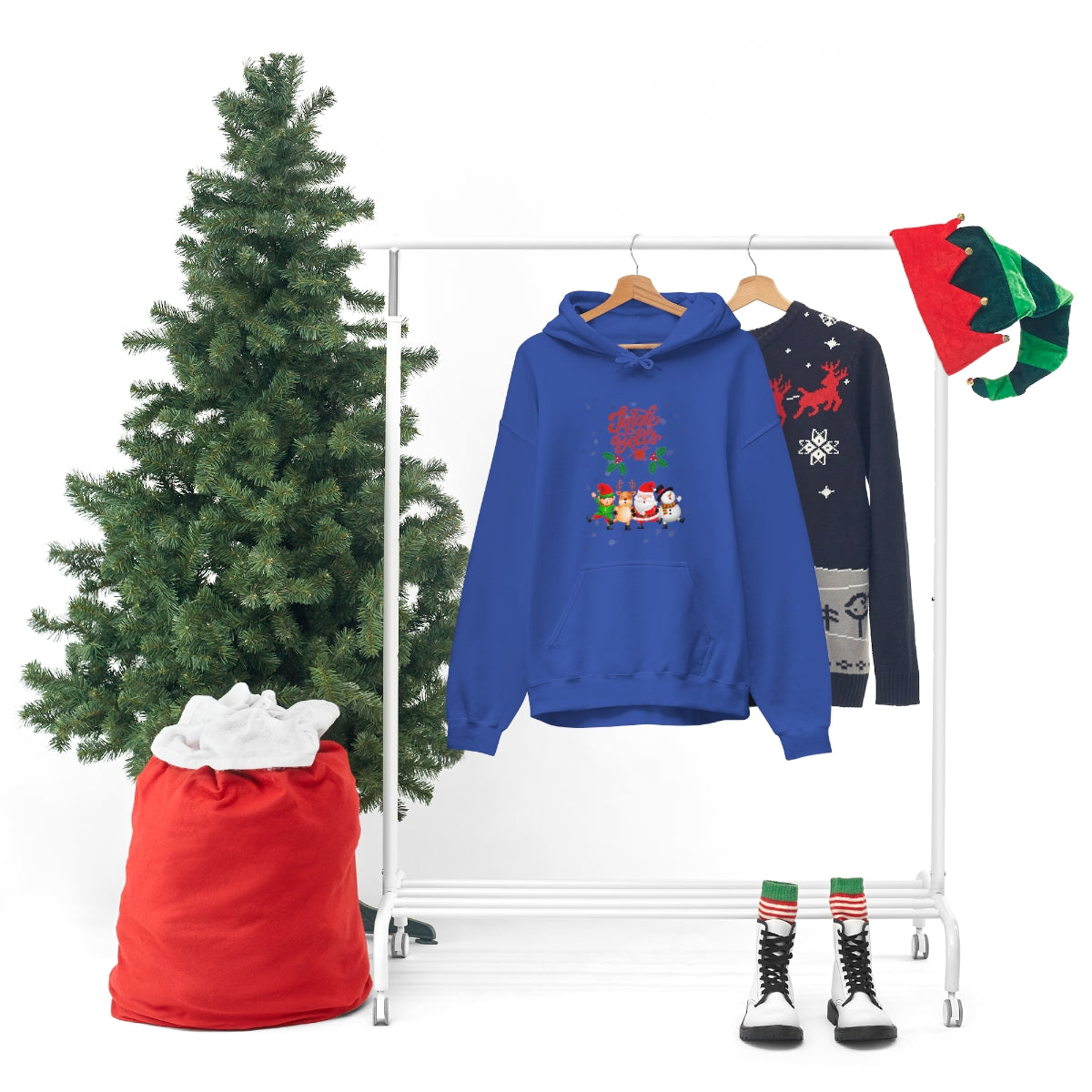 Jingle Bells Unisex Heavy Blend™ Hooded Sweatshirt