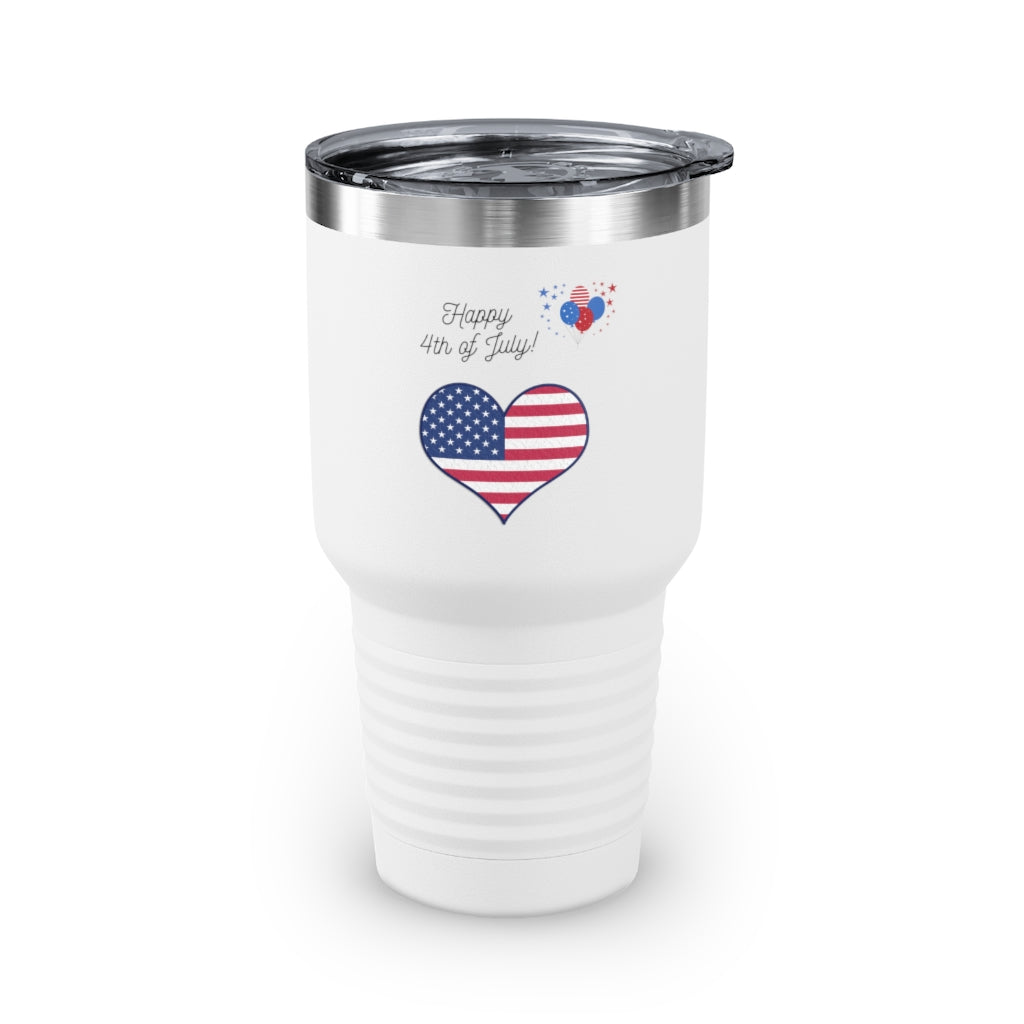 Happy 4th of July Ringneck Tumbler, 30oz