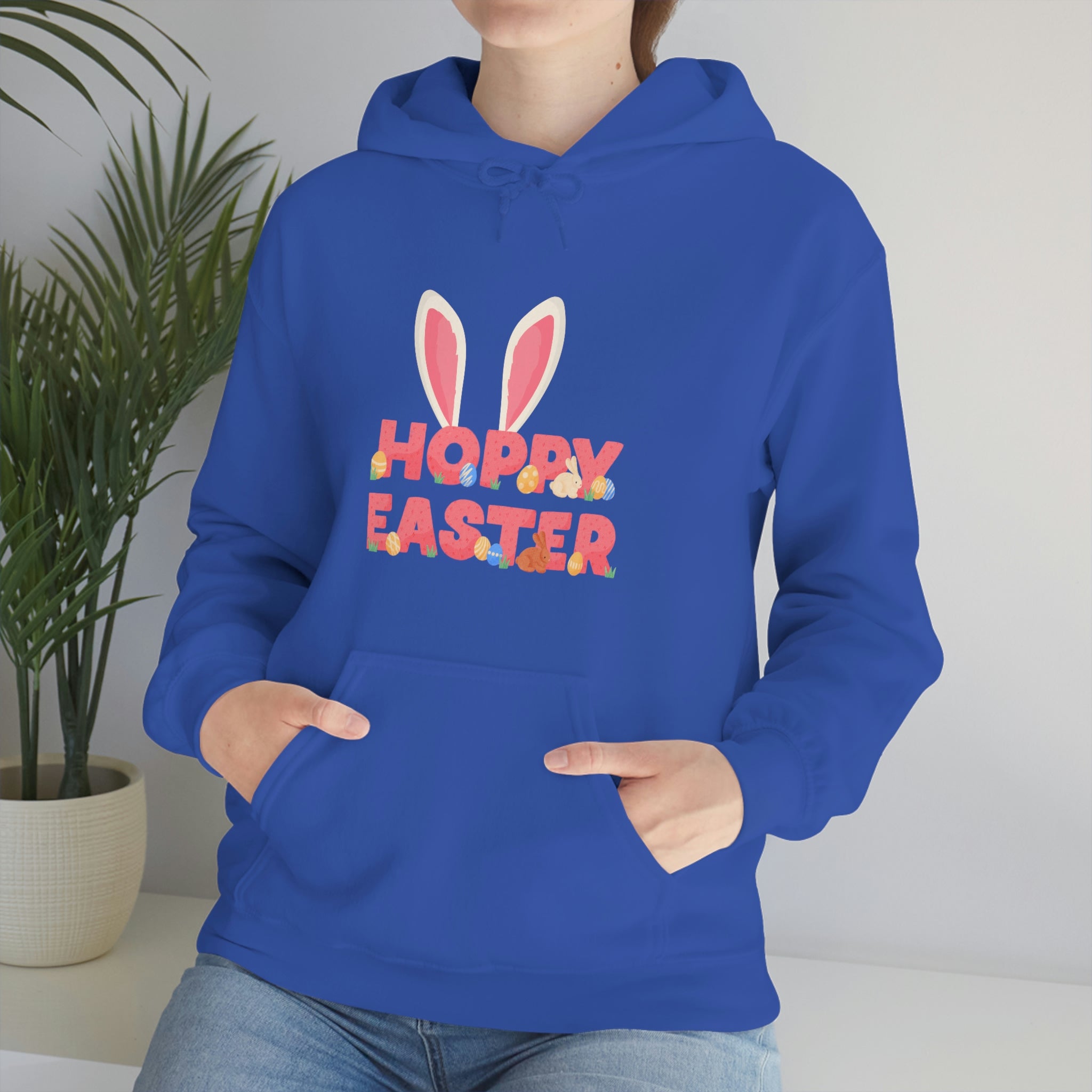 The Hoppy Easter Unisex Heavy Blend™ Hooded Sweatshirt