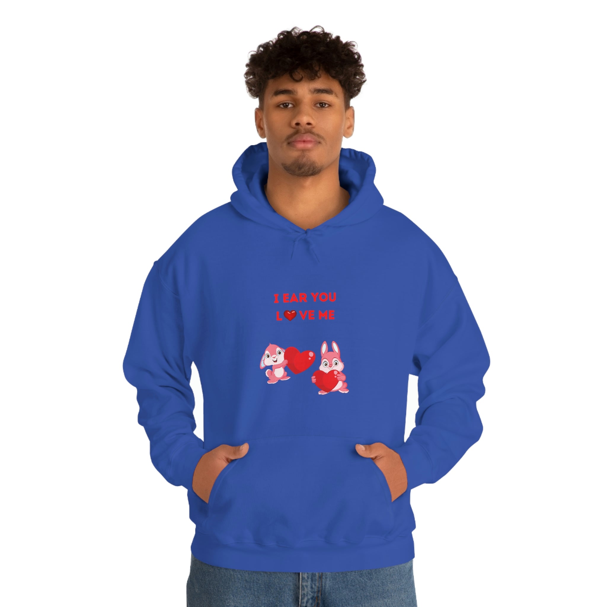 I Ear You Love Me Unisex Heavy Blend™ Hooded Sweatshirt