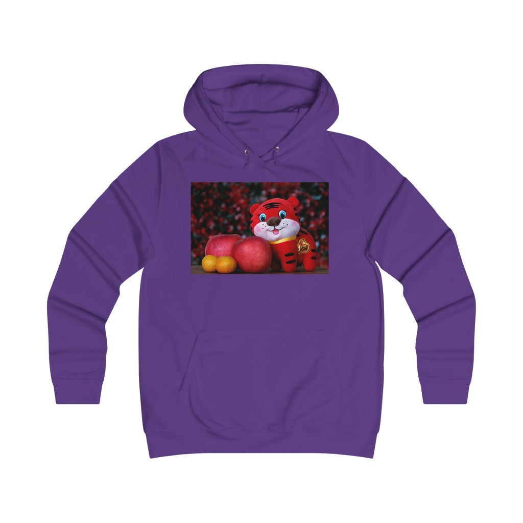 Tigers Girlie College Hoodie